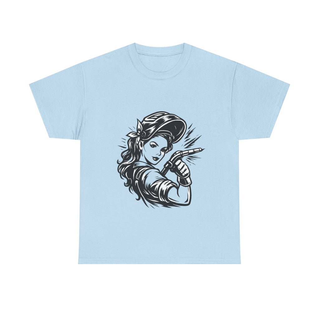 Rags – Built to Work – Female Welder 1 Tee
