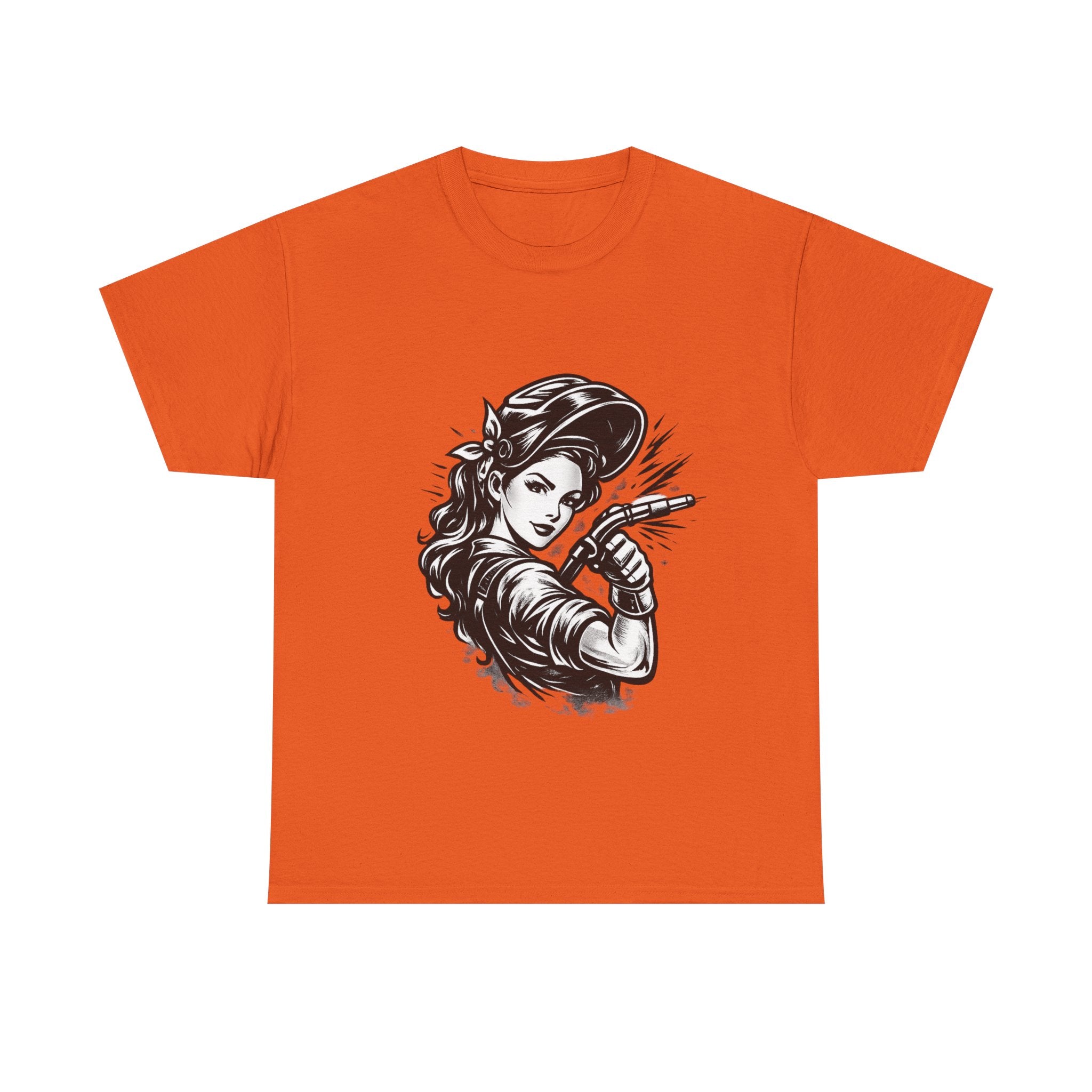 Rags – Built to Work – Female Welder 2 Tee