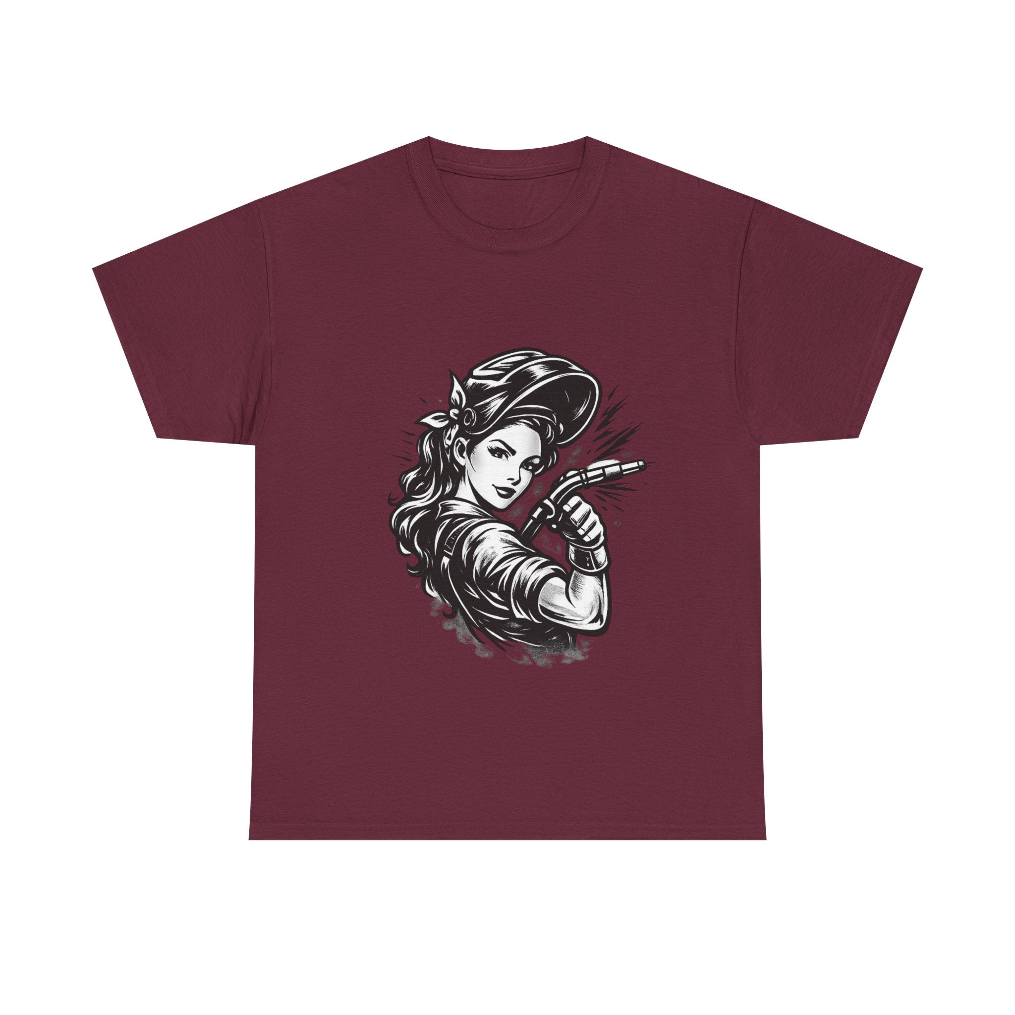 Rags – Built to Work – Female Welder 2 Tee