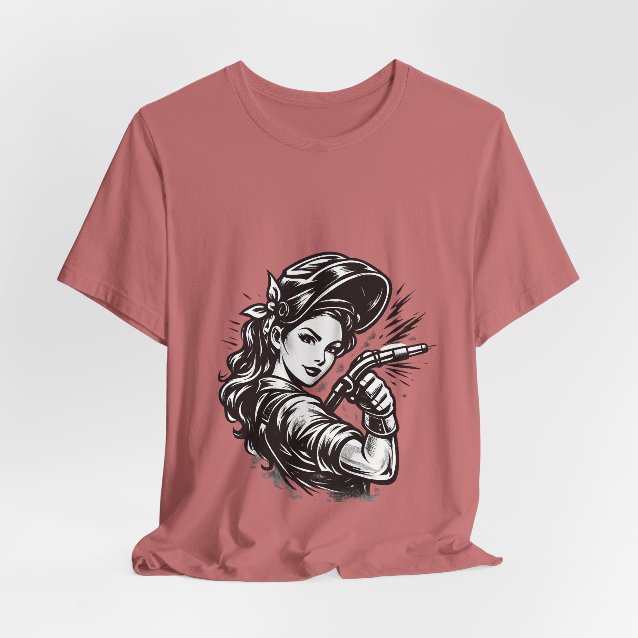 Welder Girl Tee – Built for the Hard Table