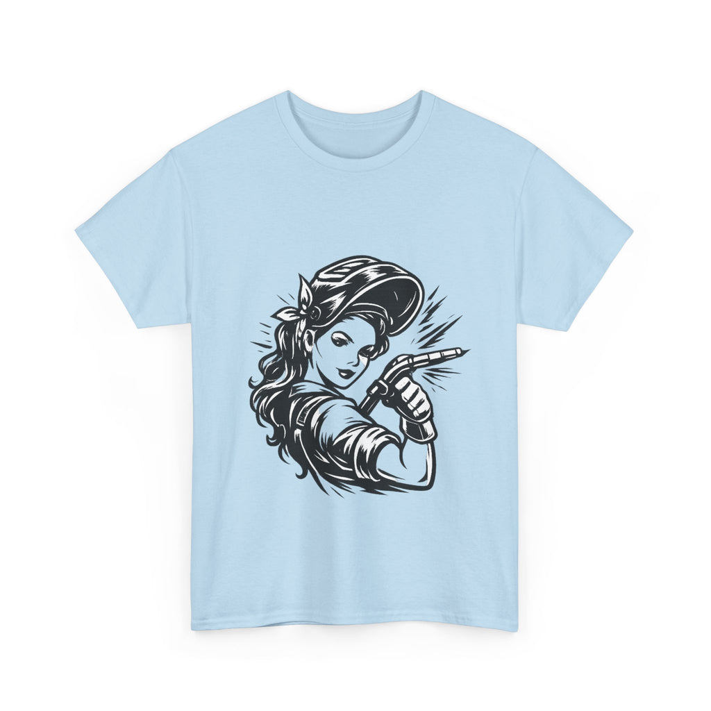 Rags – Built to Work – Female Welder 1 Tee