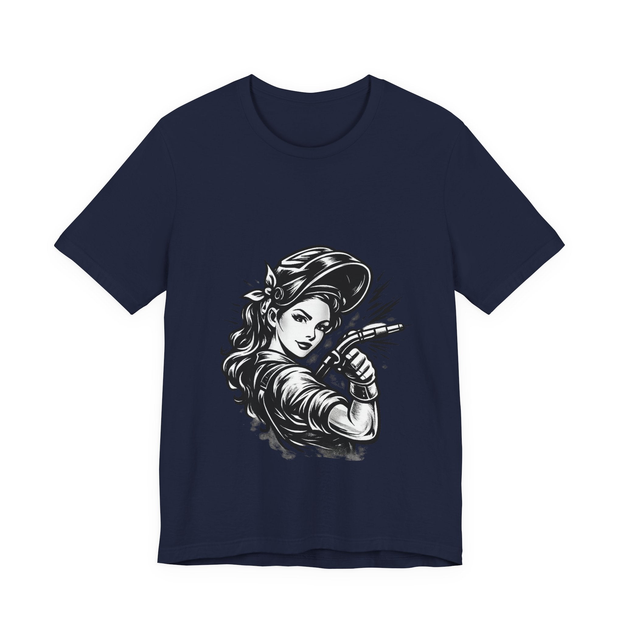 Welder Girl Tee – Built for the Hard Table