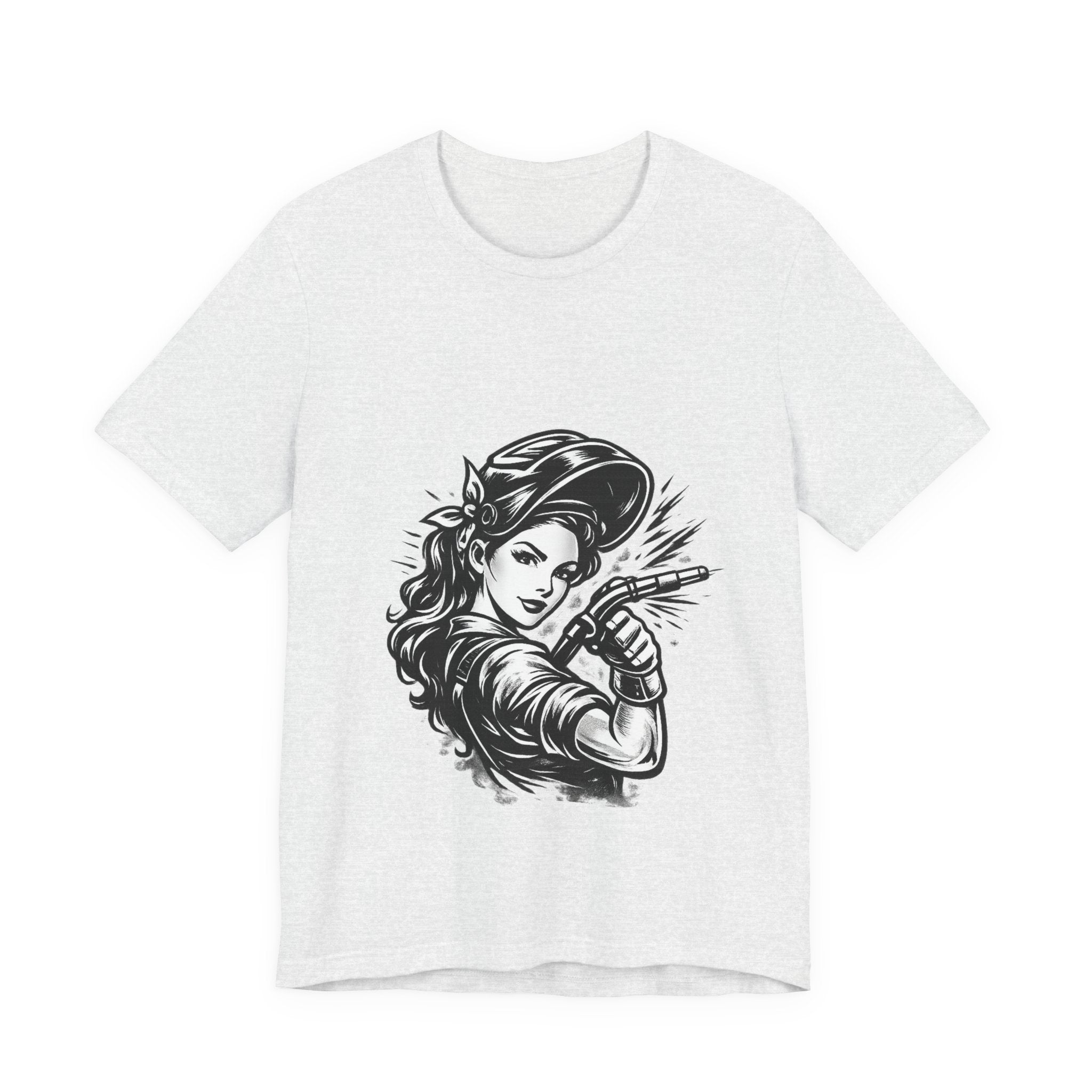 Welder Girl Tee – Built for the Hard Table