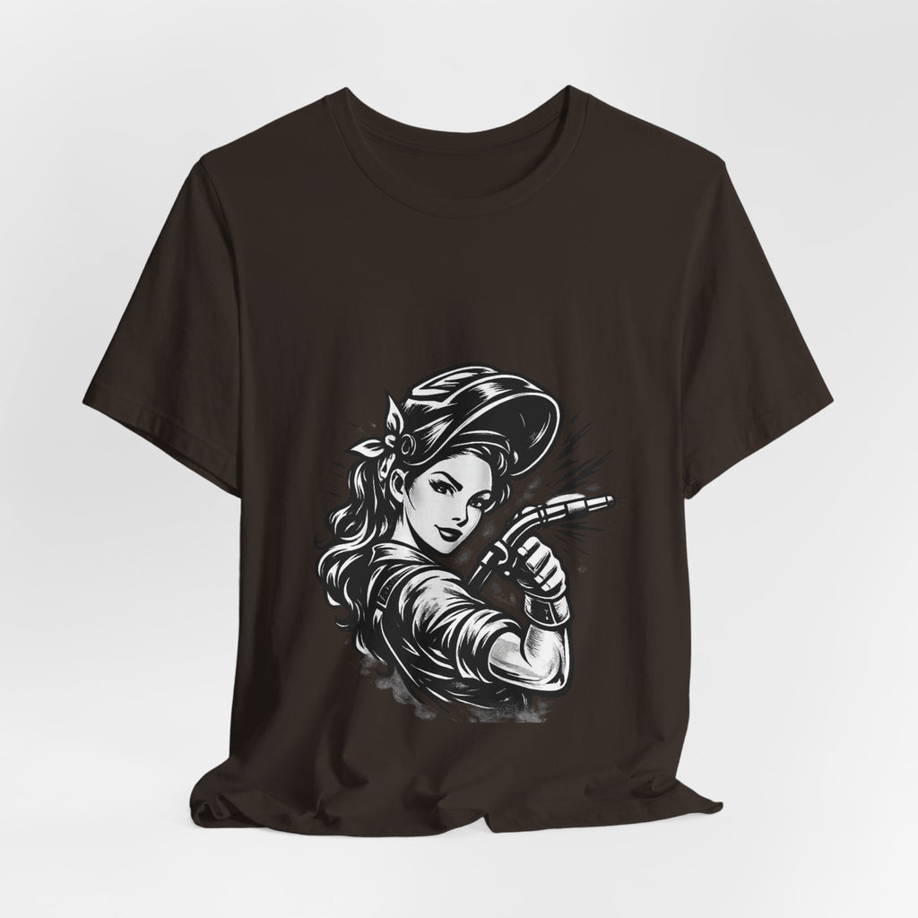 Welder Girl Tee – Built for the Hard Table