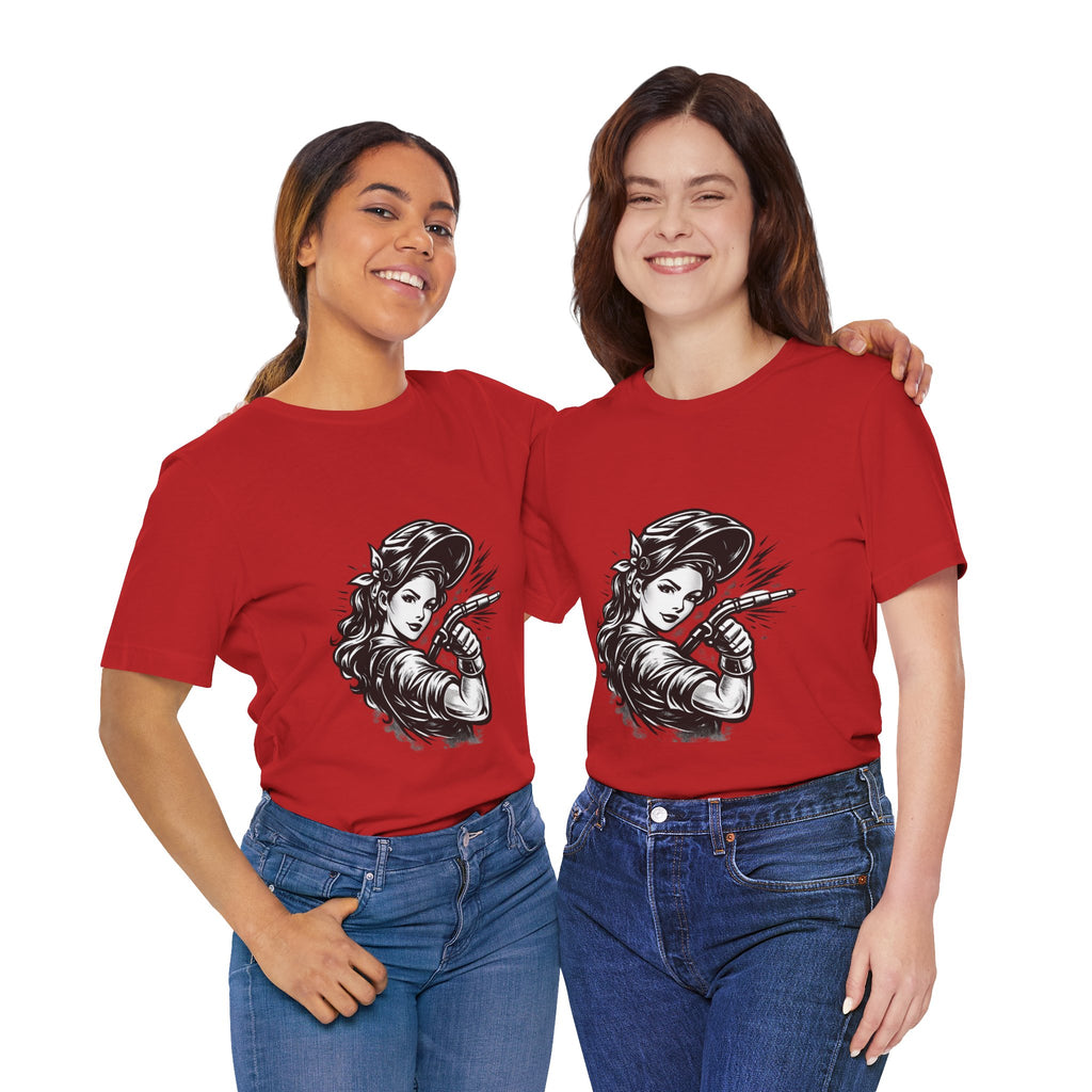 Welder Girl Tee – Built for the Hard Table