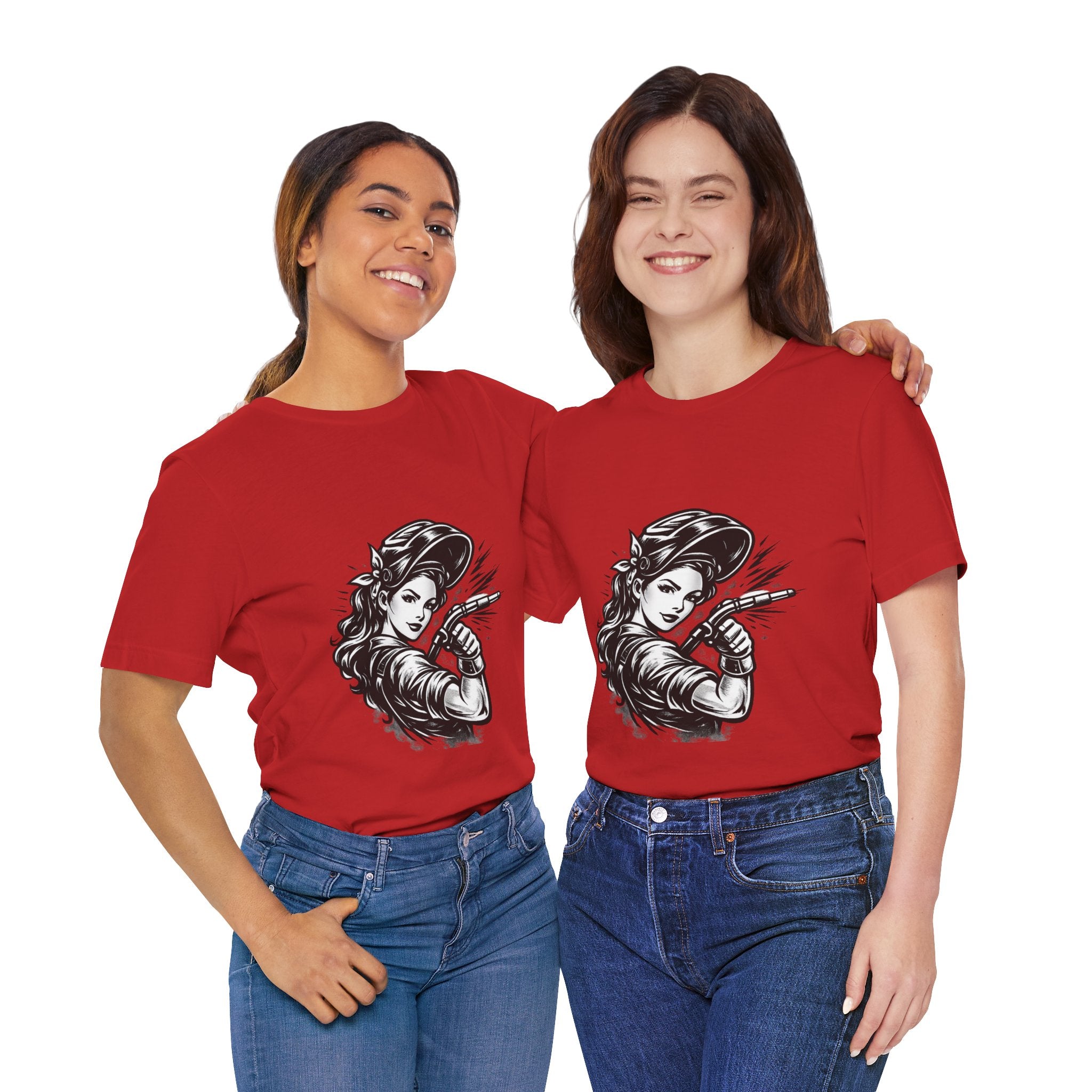 Welder Girl Tee – Built for the Hard Table