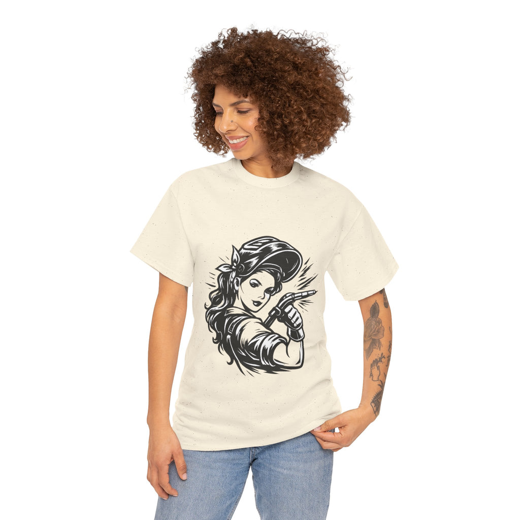 Rags – Built to Work – Female Welder 1 Tee