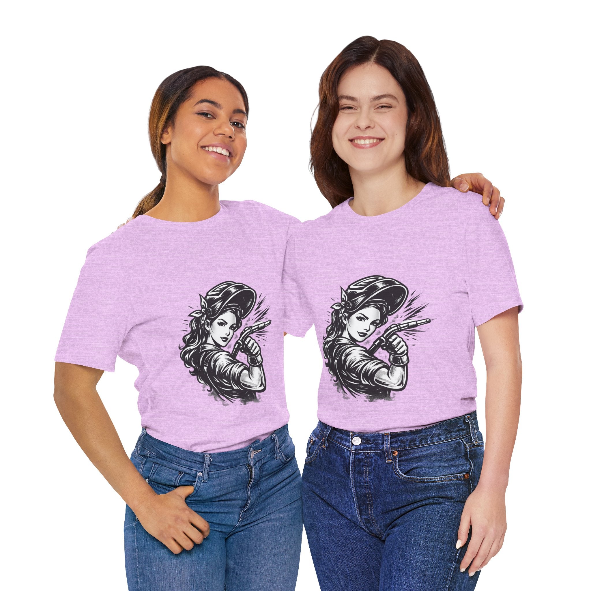 Welder Girl Tee – Built for the Hard Table