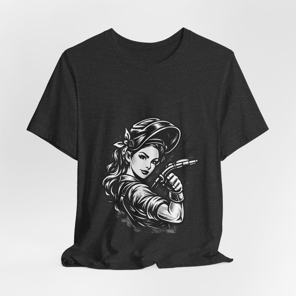 Welder Girl Tee – Built for the Hard Table
