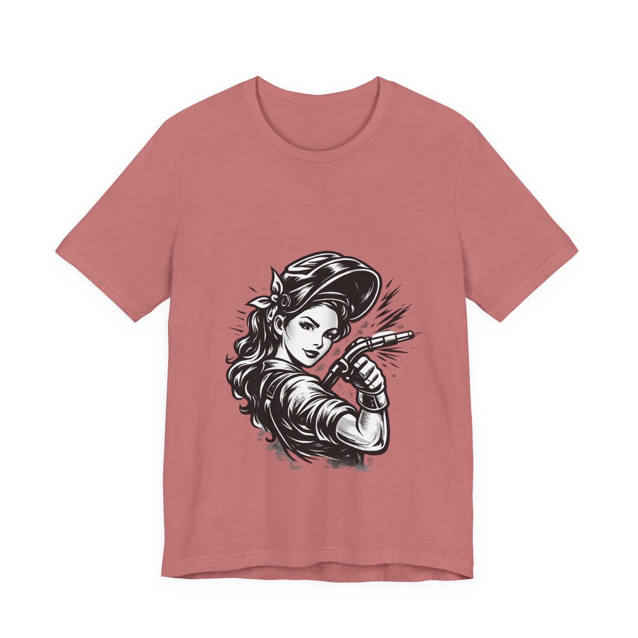 Welder Girl Tee – Built for the Hard Table
