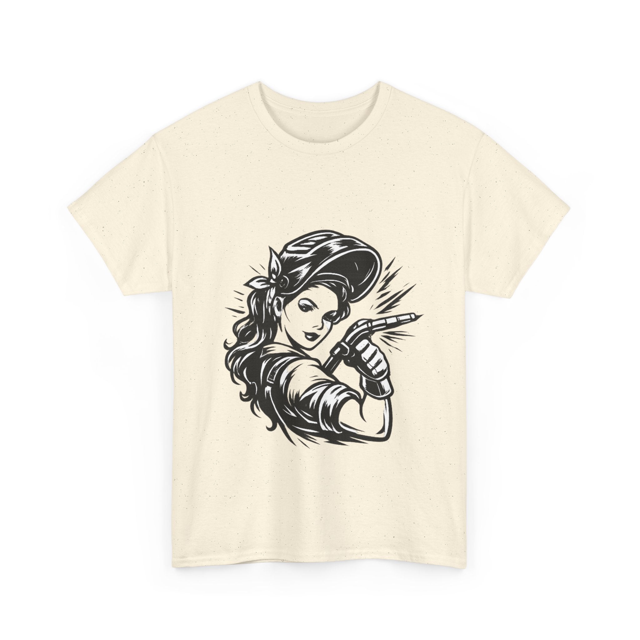 Rags – Built to Work – Female Welder 1 Tee