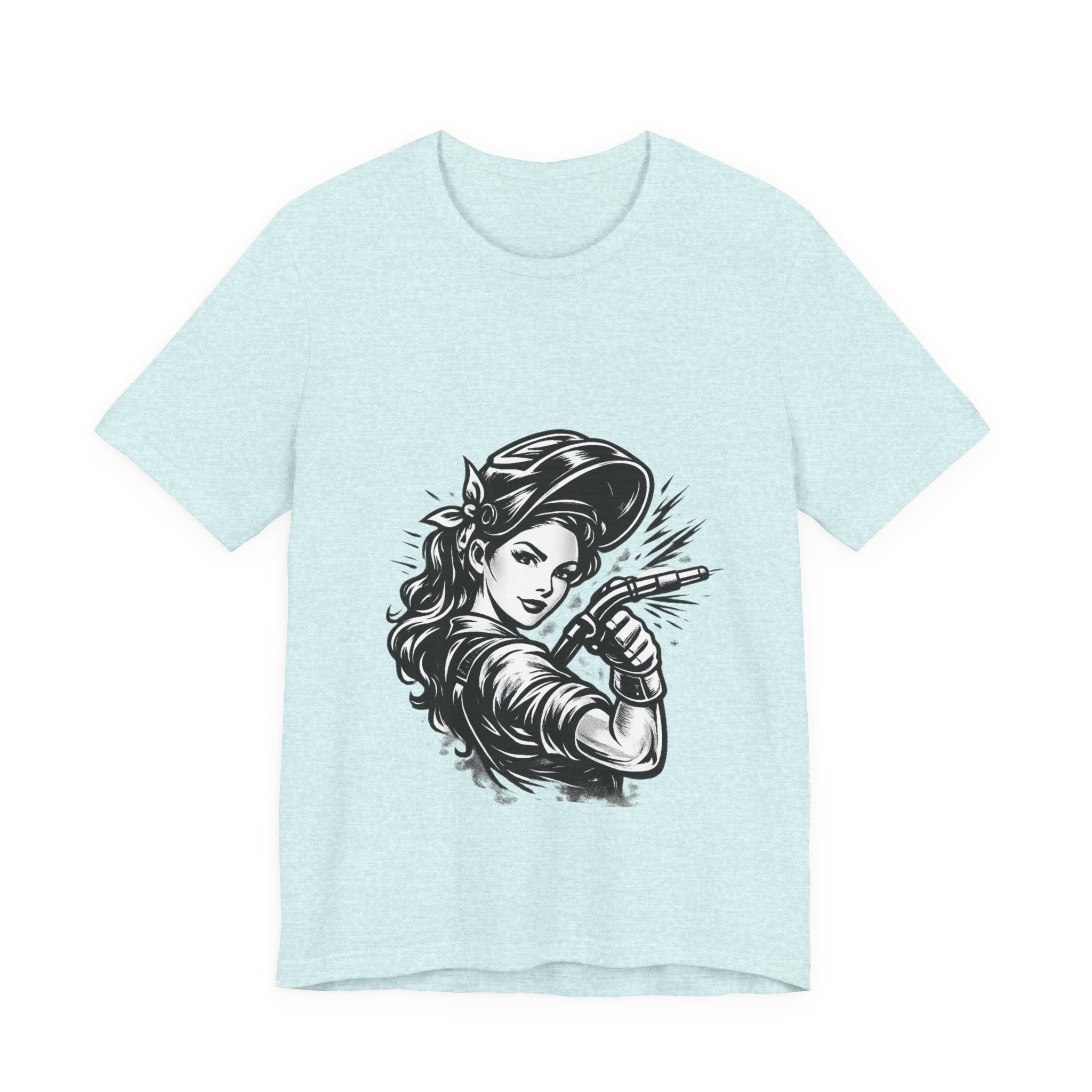 Welder Girl Tee – Built for the Hard Table