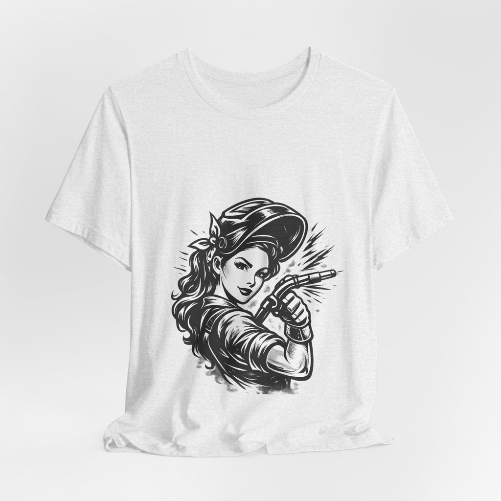 Welder Girl Tee – Built for the Hard Table