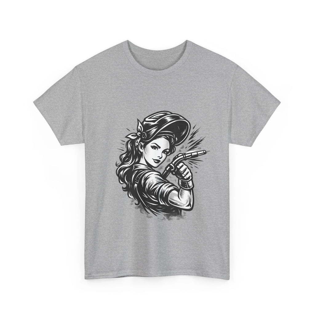 Rags – Built to Work – Female Welder 2 Tee