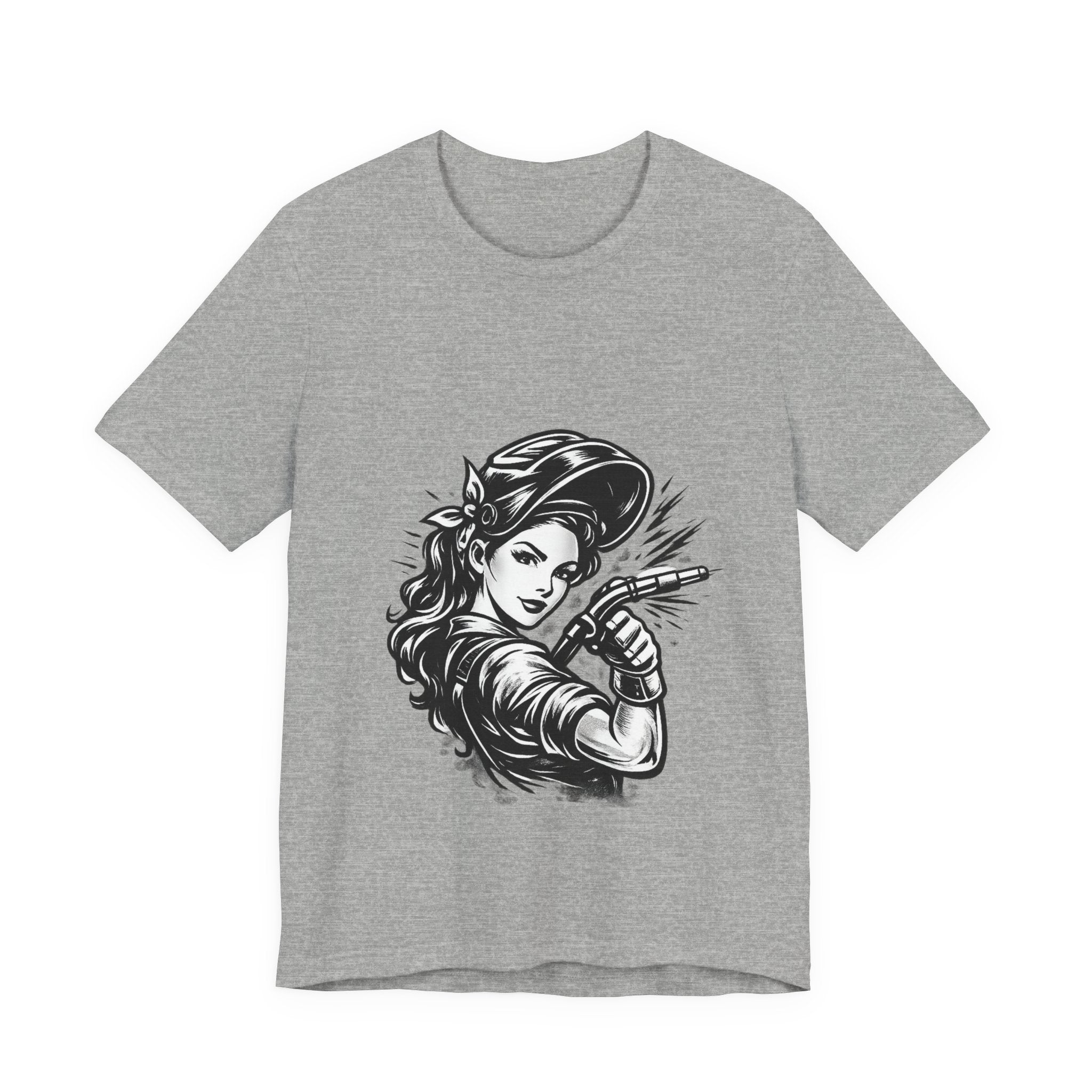 Welder Girl Tee – Built for the Hard Table