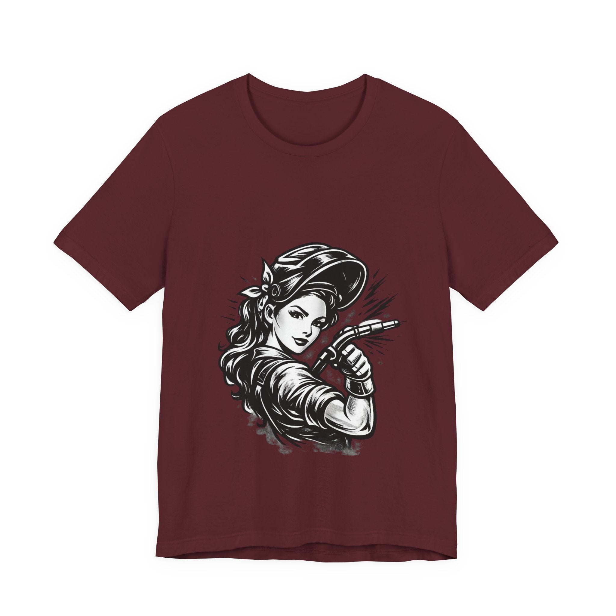 Welder Girl Tee – Built for the Hard Table