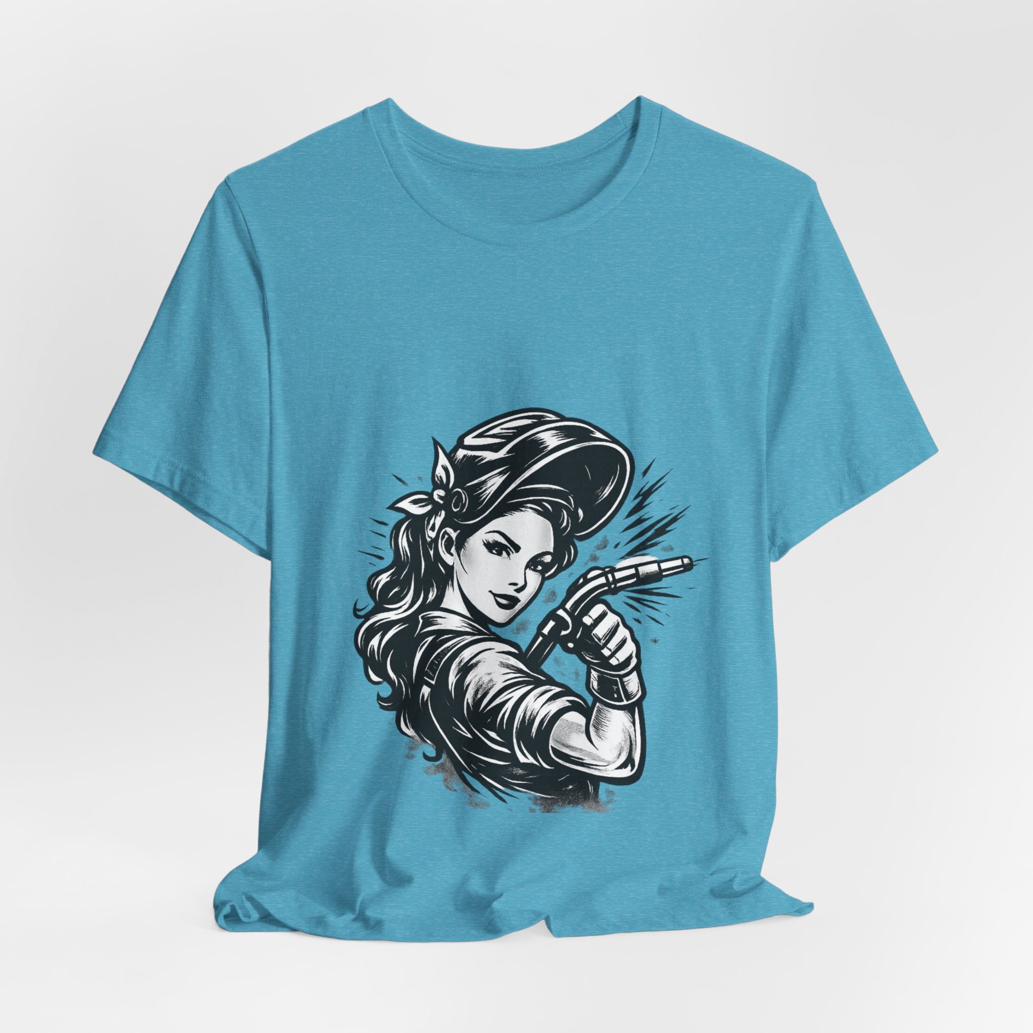 Welder Girl Tee – Built for the Hard Table