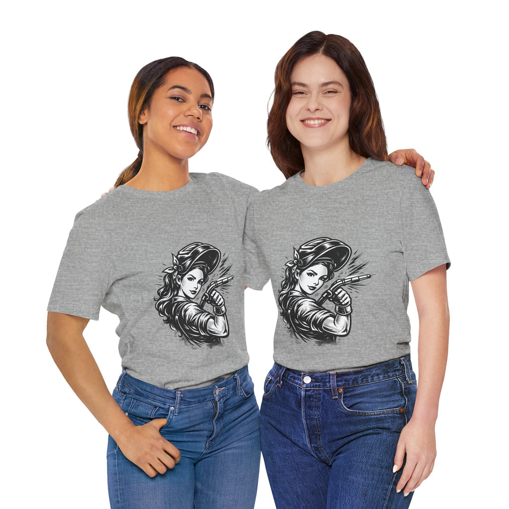 Welder Girl Tee – Built for the Hard Table