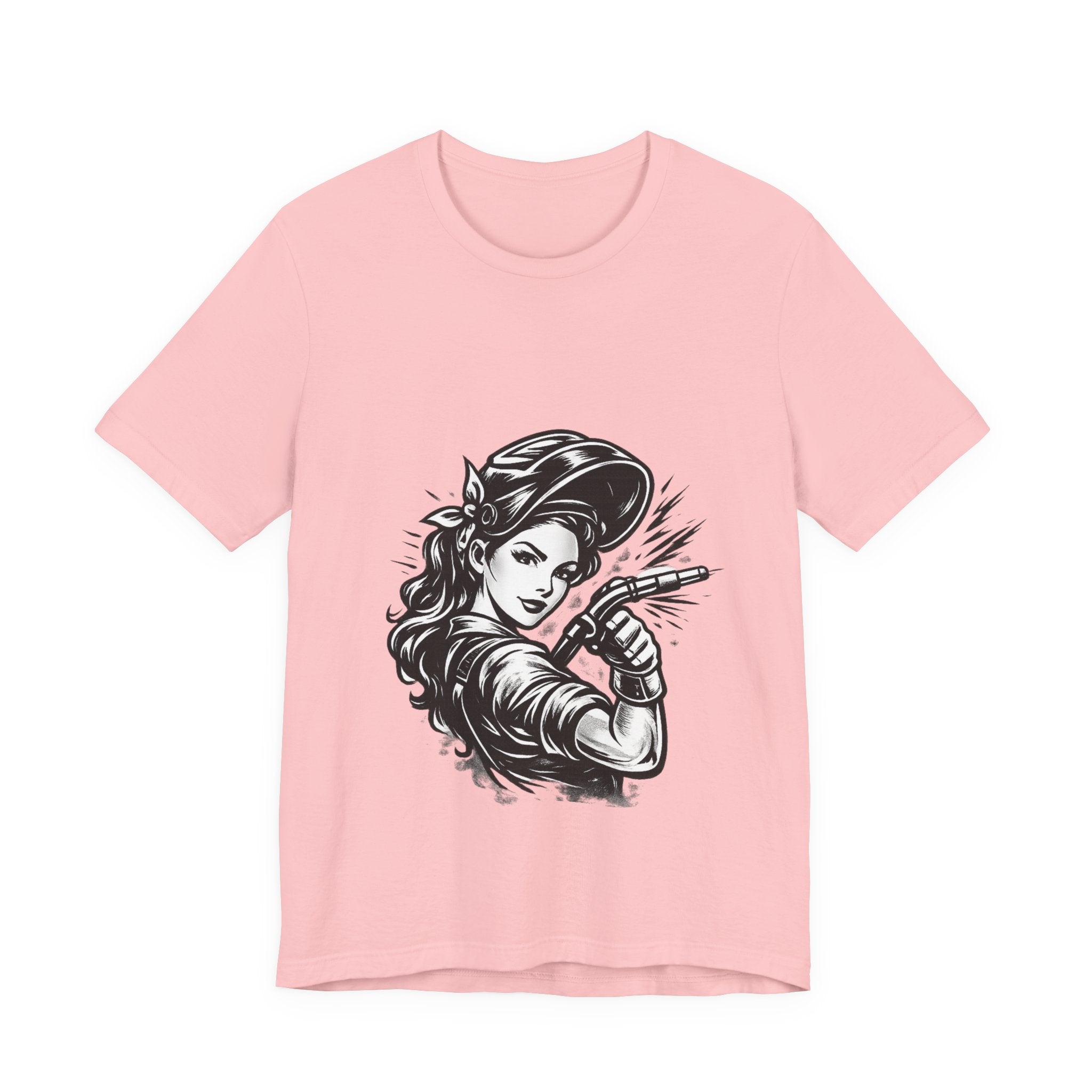 Welder Girl Tee – Built for the Hard Table