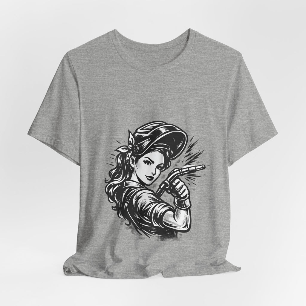 Welder Girl Tee – Built for the Hard Table