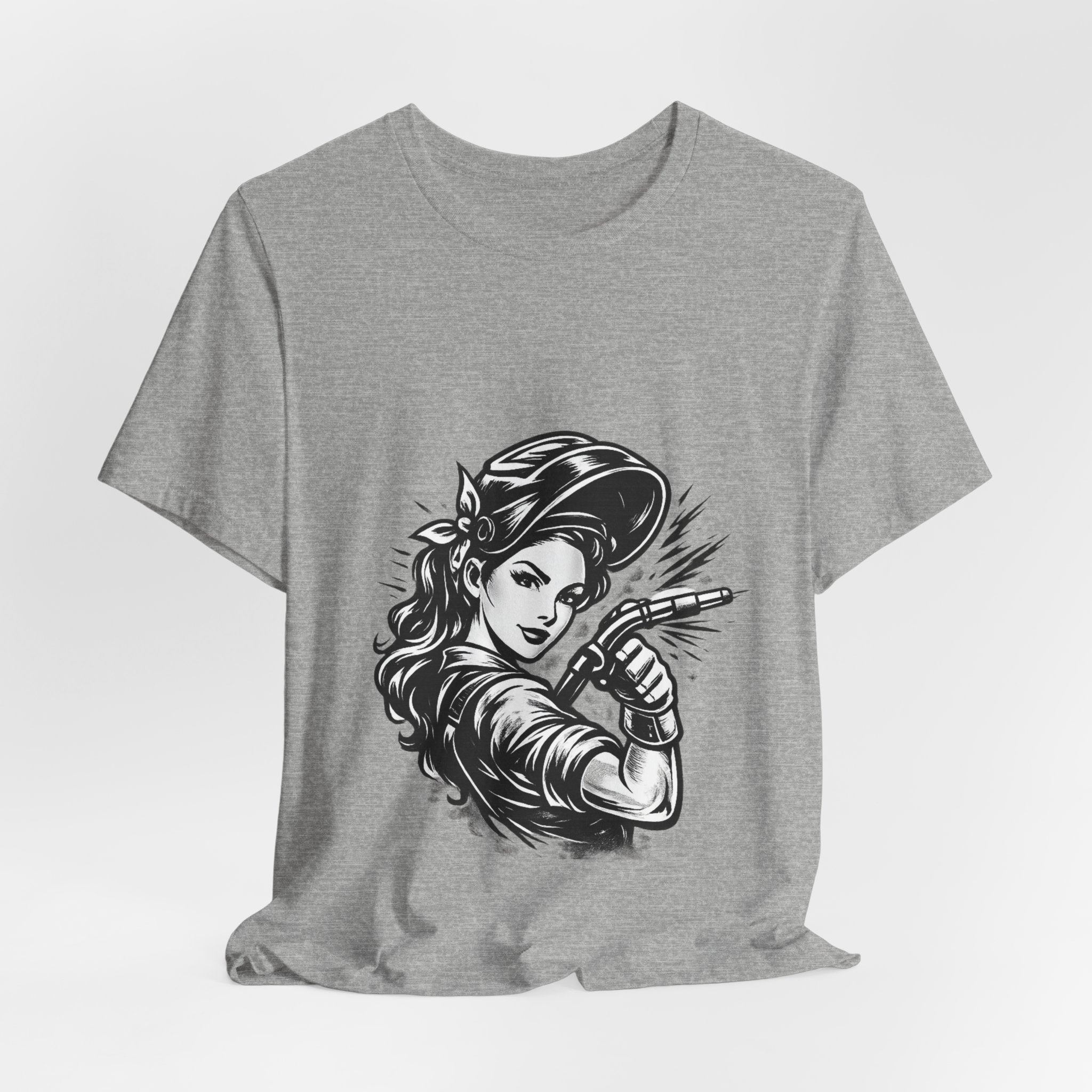 Welder Girl Tee – Built for the Hard Table