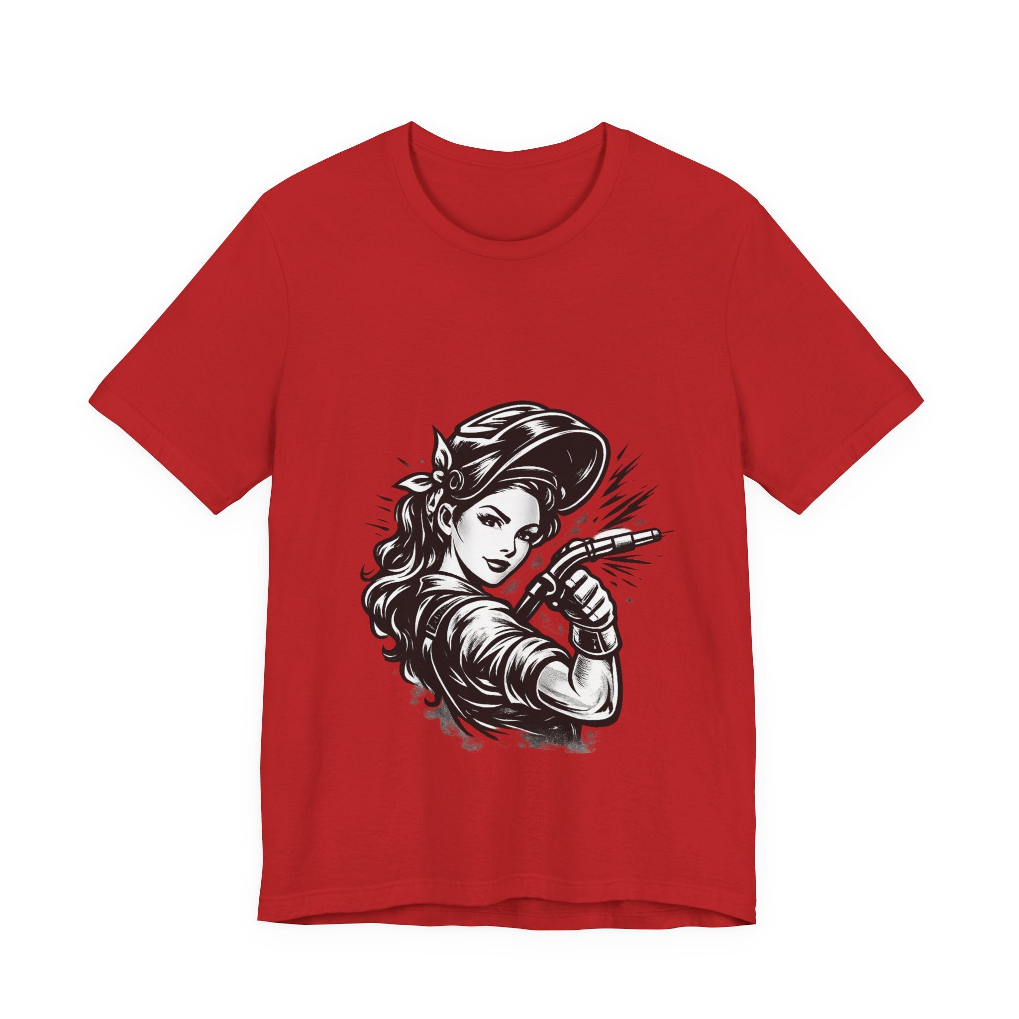Welder Girl Tee – Built for the Hard Table