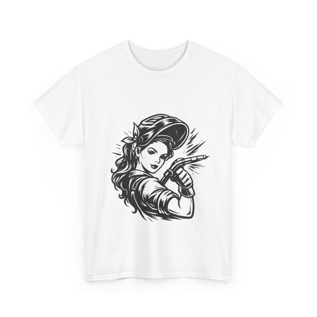 Rags – Built to Work – Female Welder 1 Tee