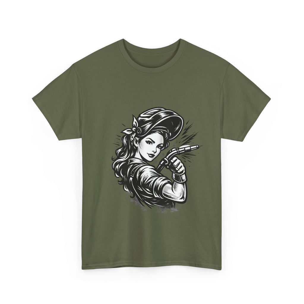 Rags – Built to Work – Female Welder 2 Tee