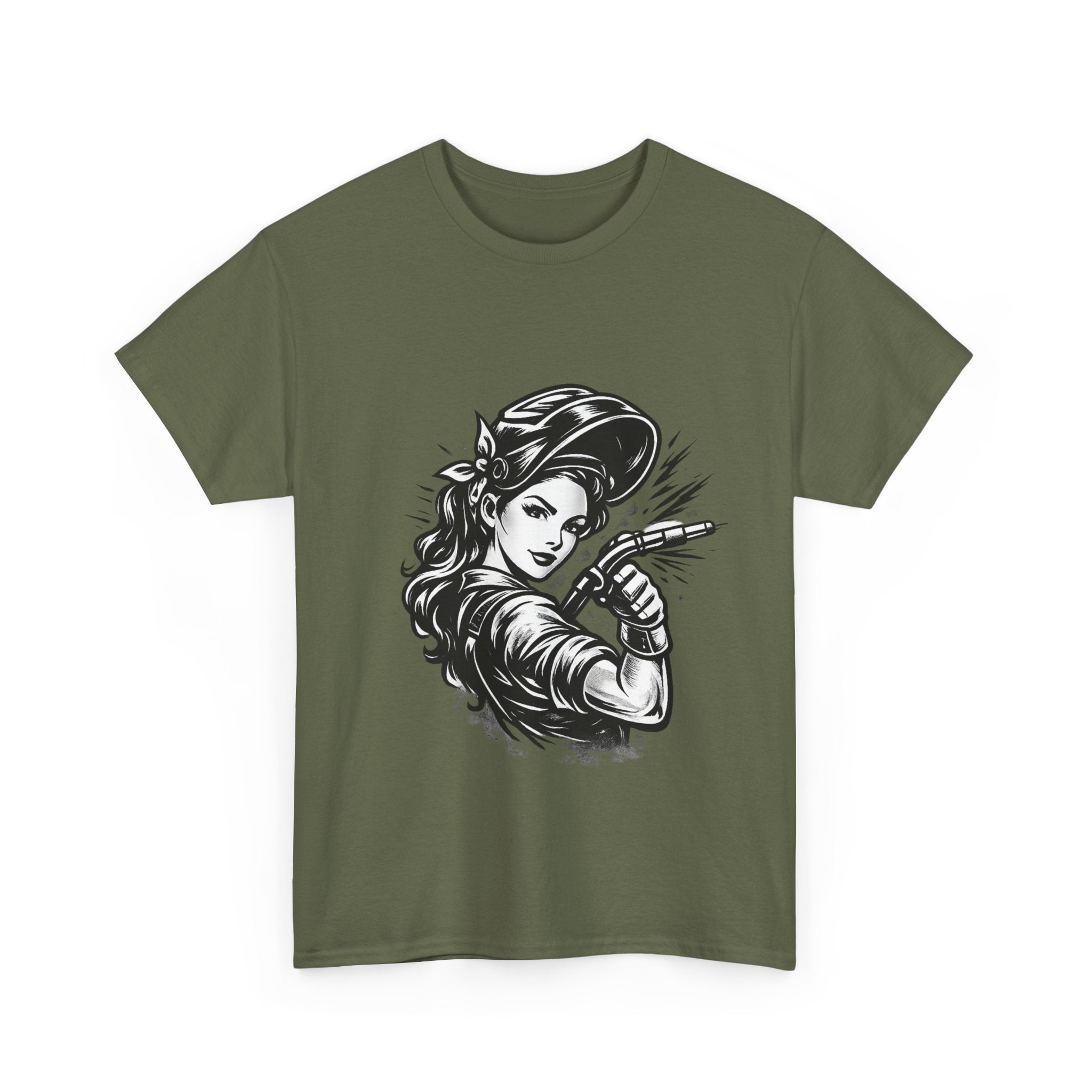 Rags – Built to Work – Female Welder 2 Tee