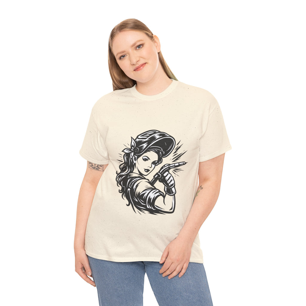 Rags – Built to Work – Female Welder 1 Tee