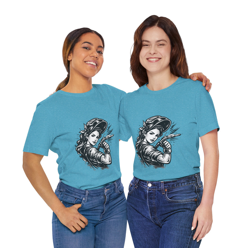 Welder Girl Tee – Built for the Hard Table