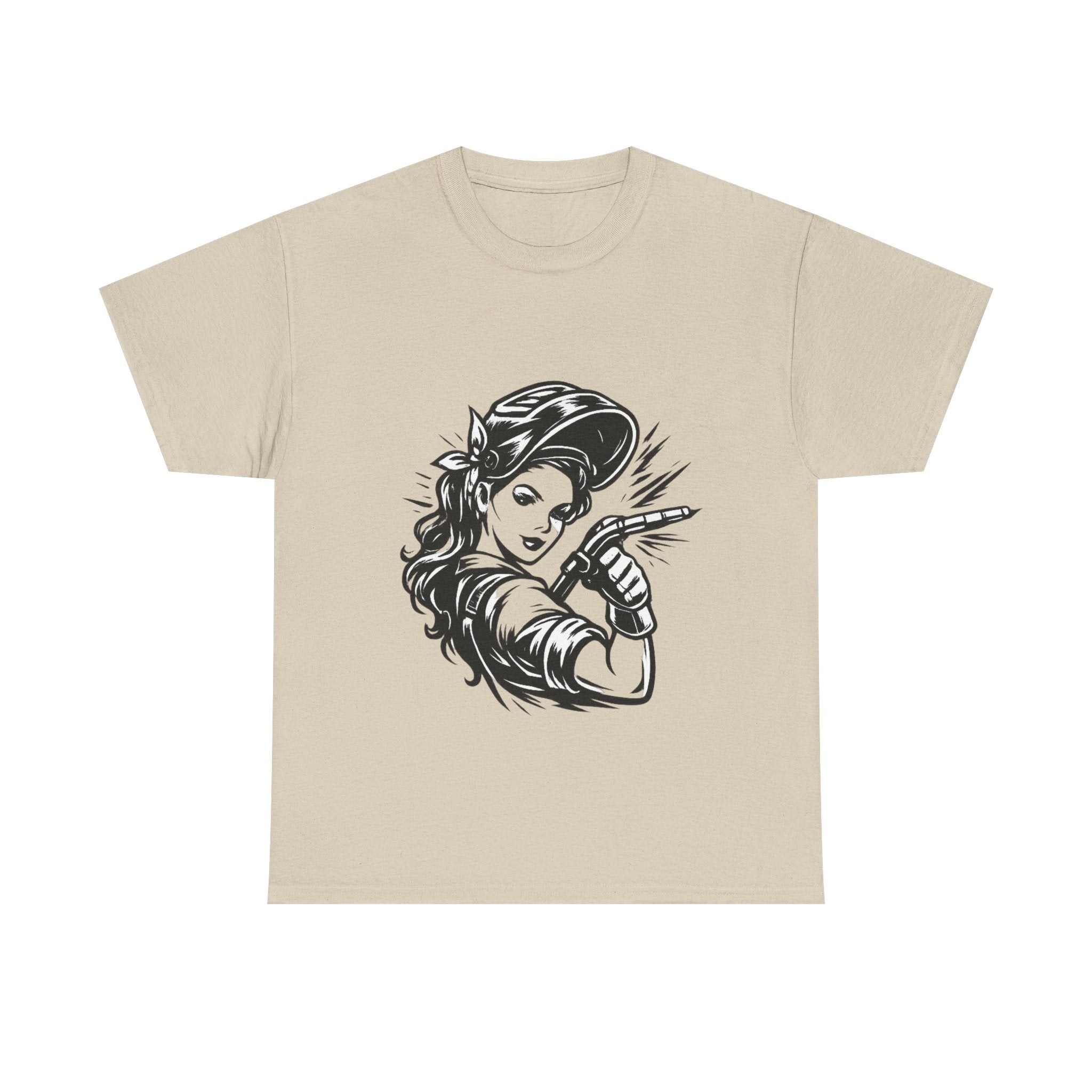 Rags – Built to Work – Female Welder 1 Tee