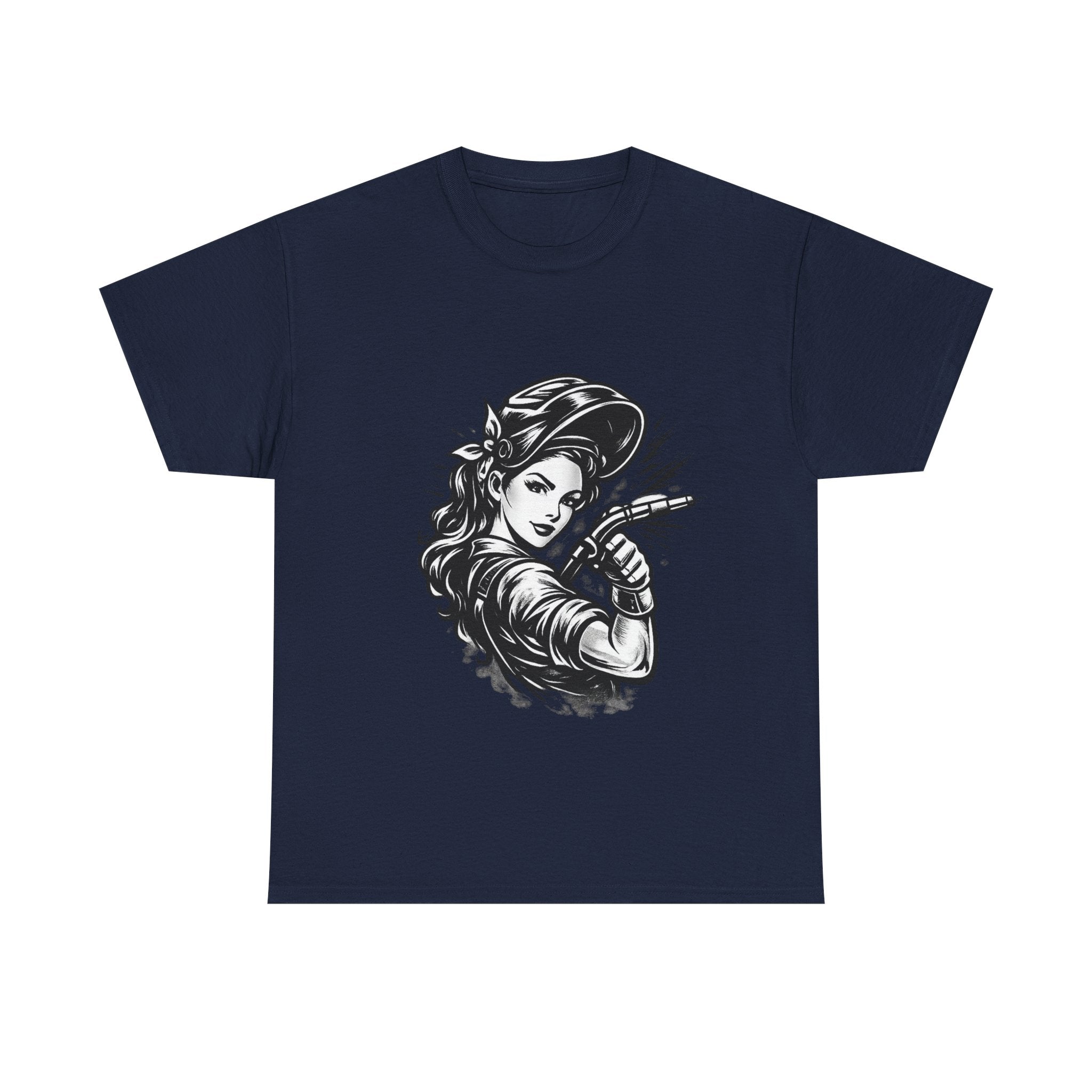 Rags – Built to Work – Female Welder 2 Tee