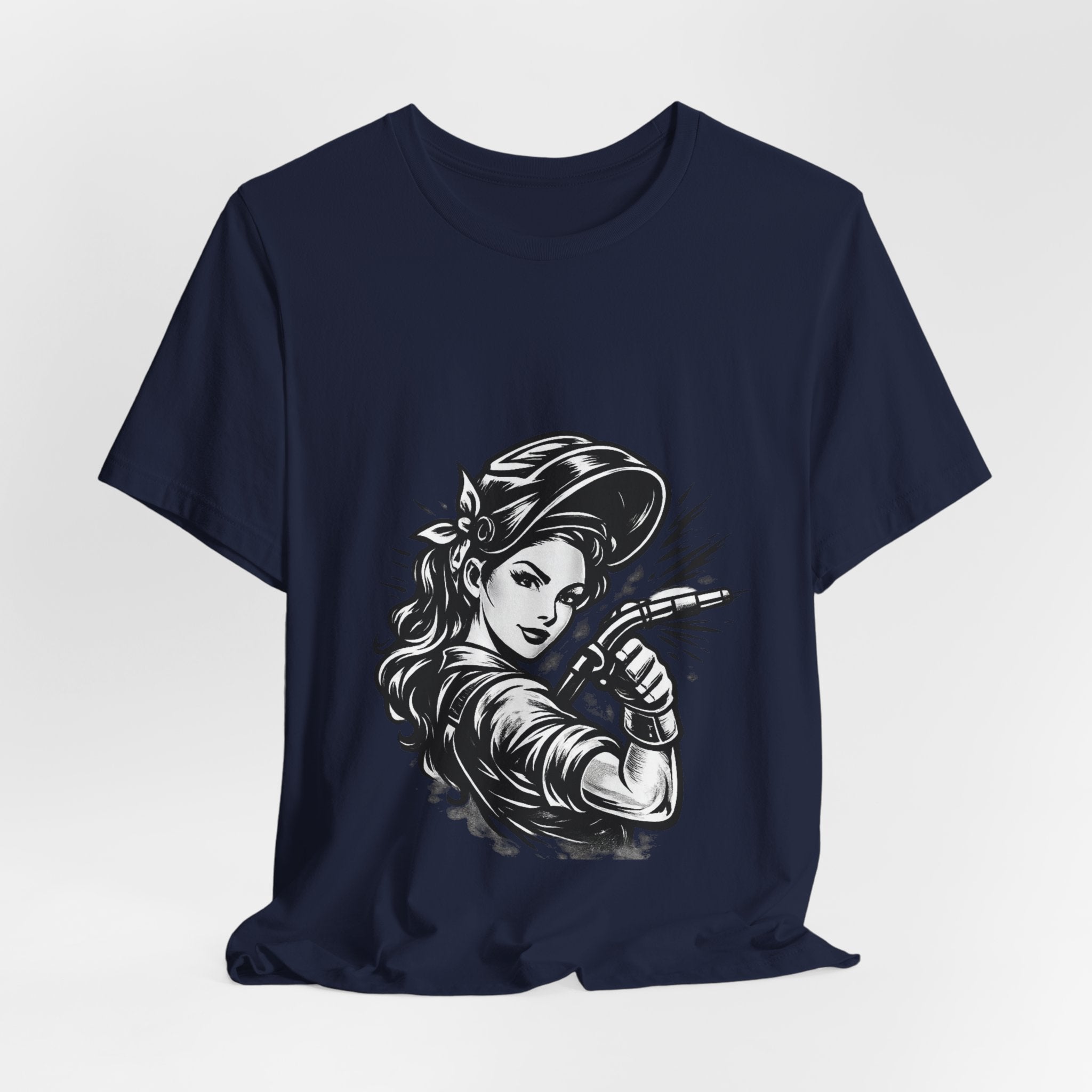 Welder Girl Tee – Built for the Hard Table