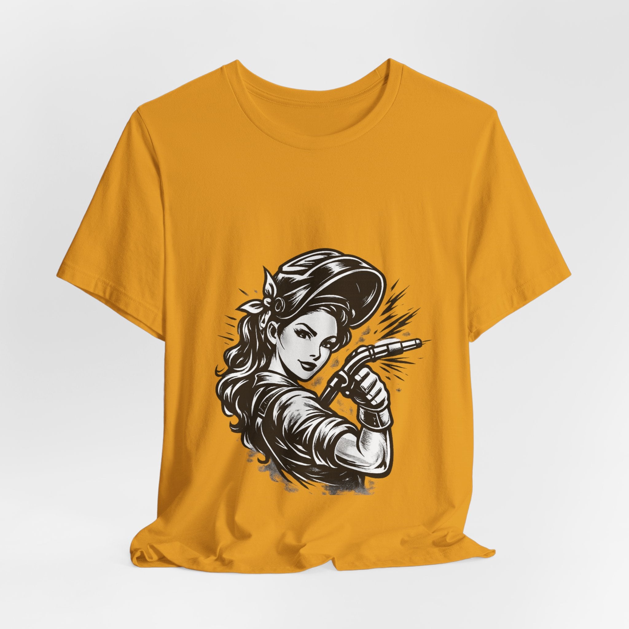 Welder Girl Tee – Built for the Hard Table