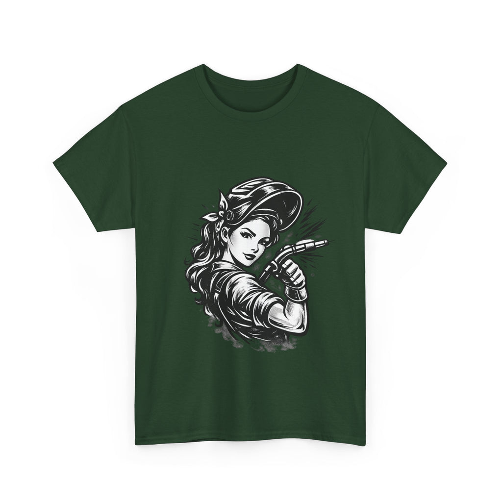 Rags – Built to Work – Female Welder 2 Tee