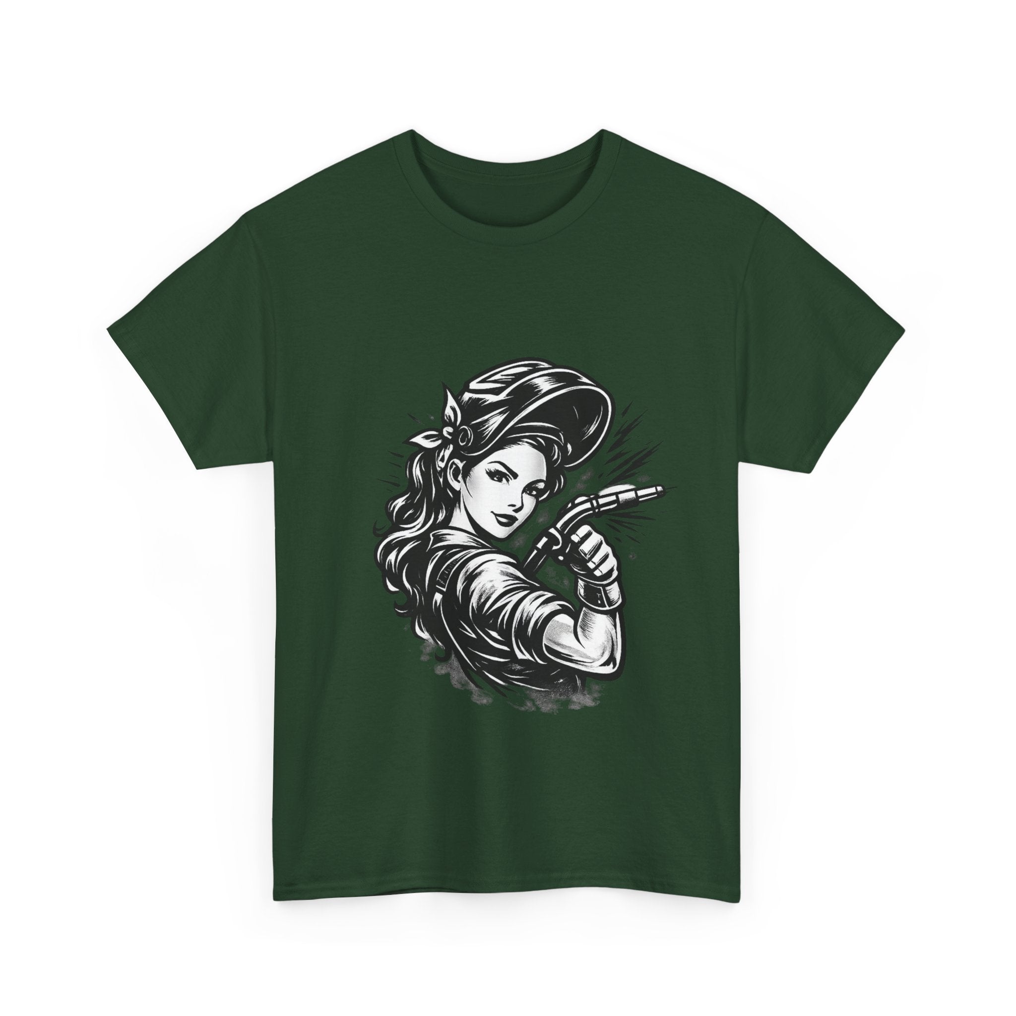 Rags – Built to Work – Female Welder 2 Tee