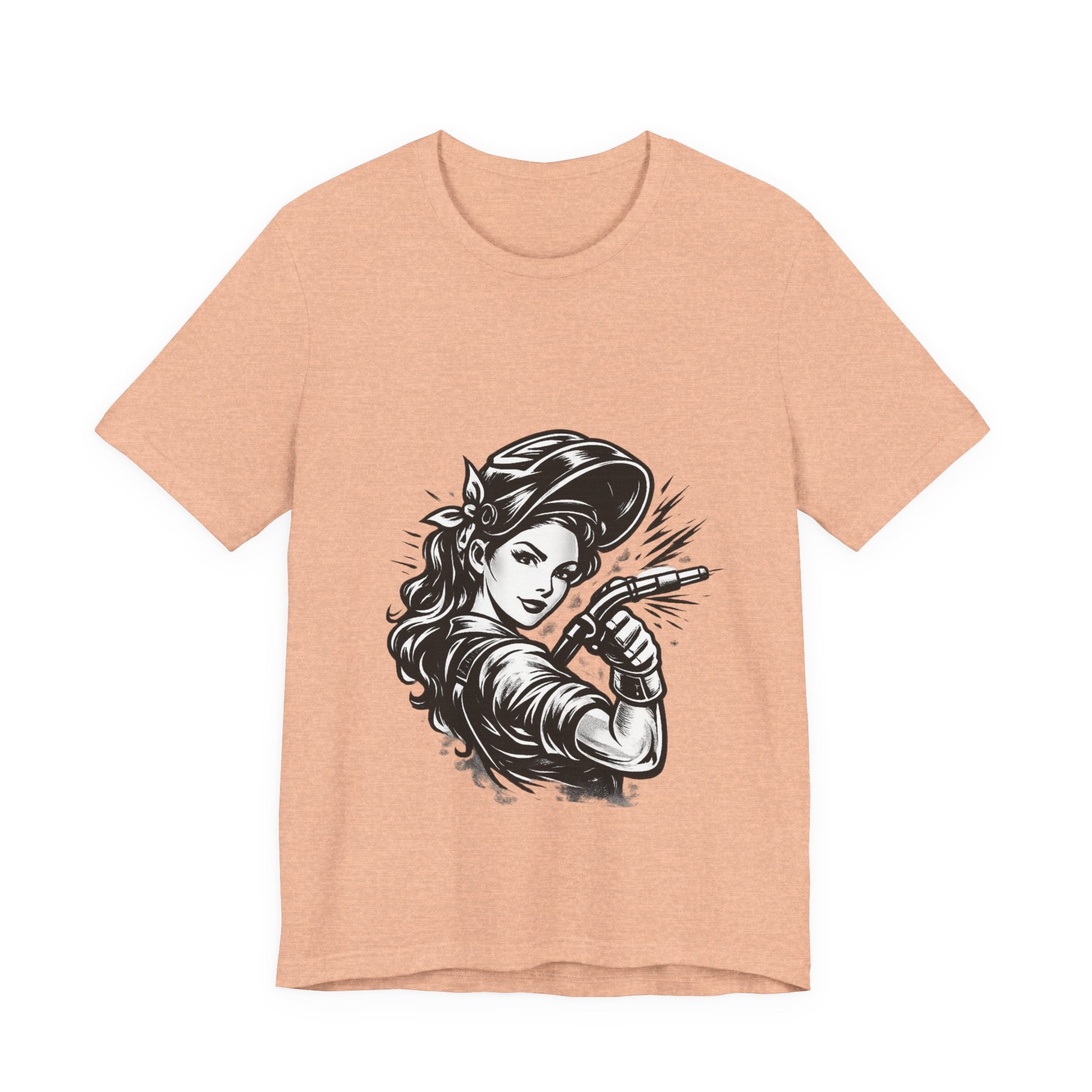 Welder Girl Tee – Built for the Hard Table