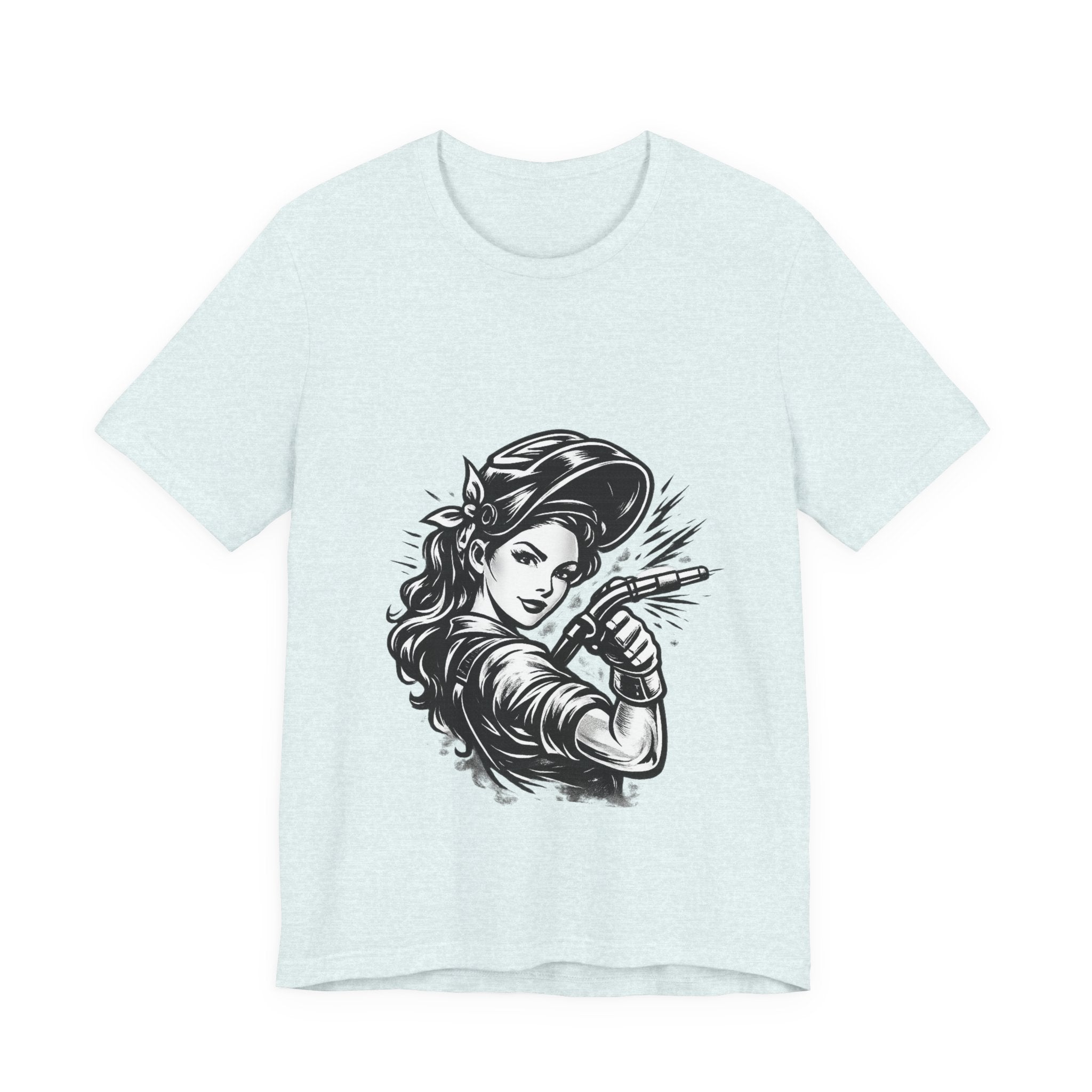 Welder Girl Tee – Built for the Hard Table