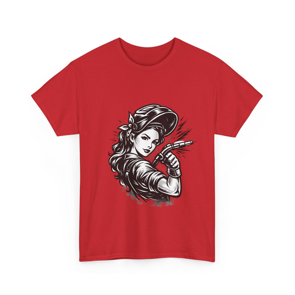 Rags – Built to Work – Female Welder 2 Tee