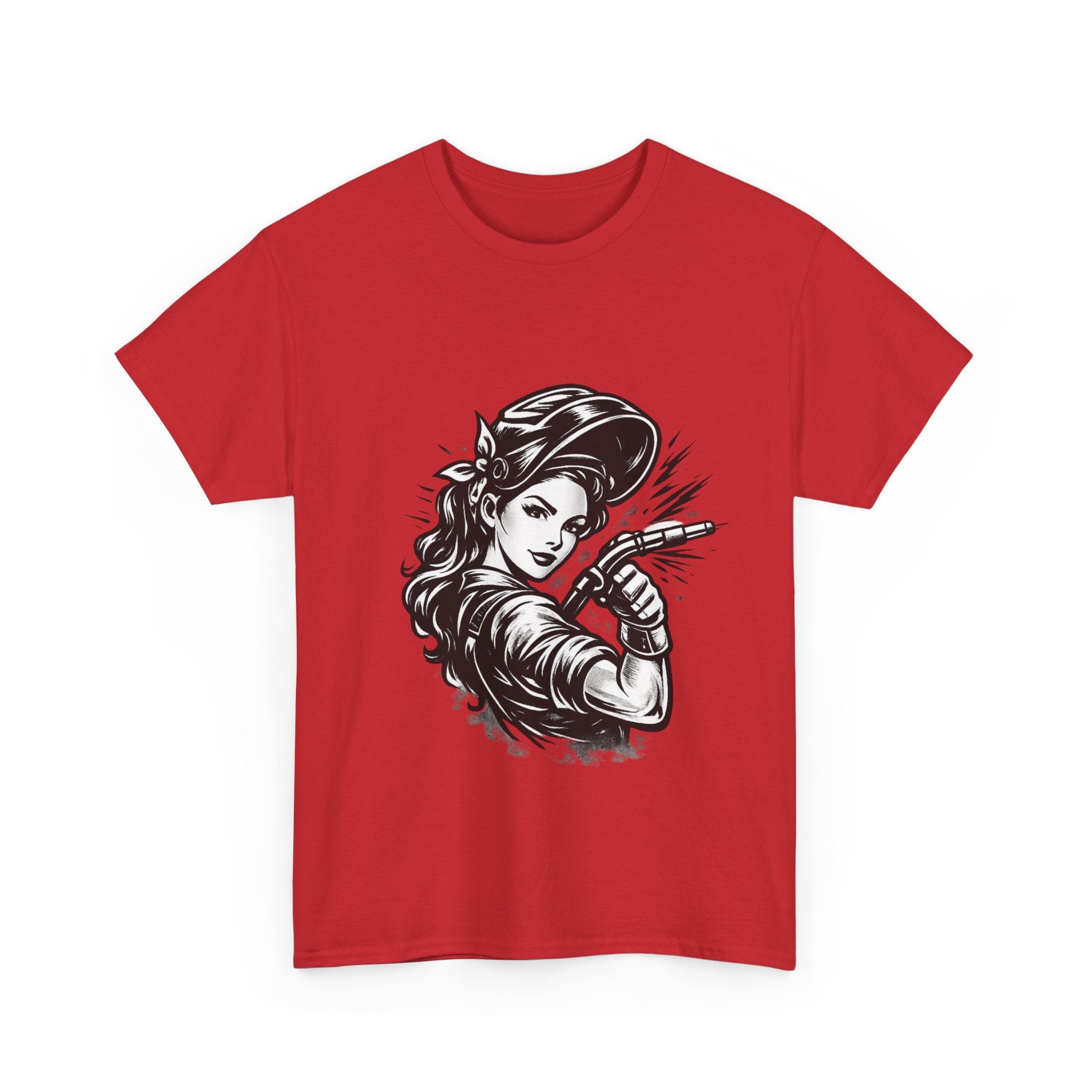 Rags – Built to Work – Female Welder 2 Tee