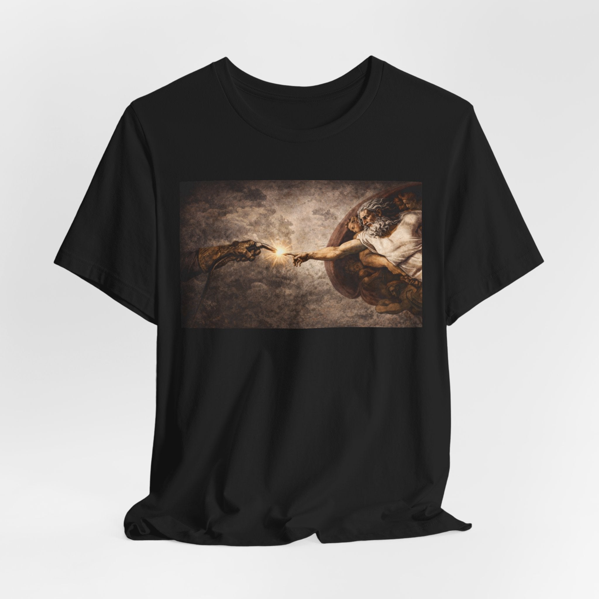 Creation of Adam Graphic Tee — Vintage Renaissance Art T-Shirt