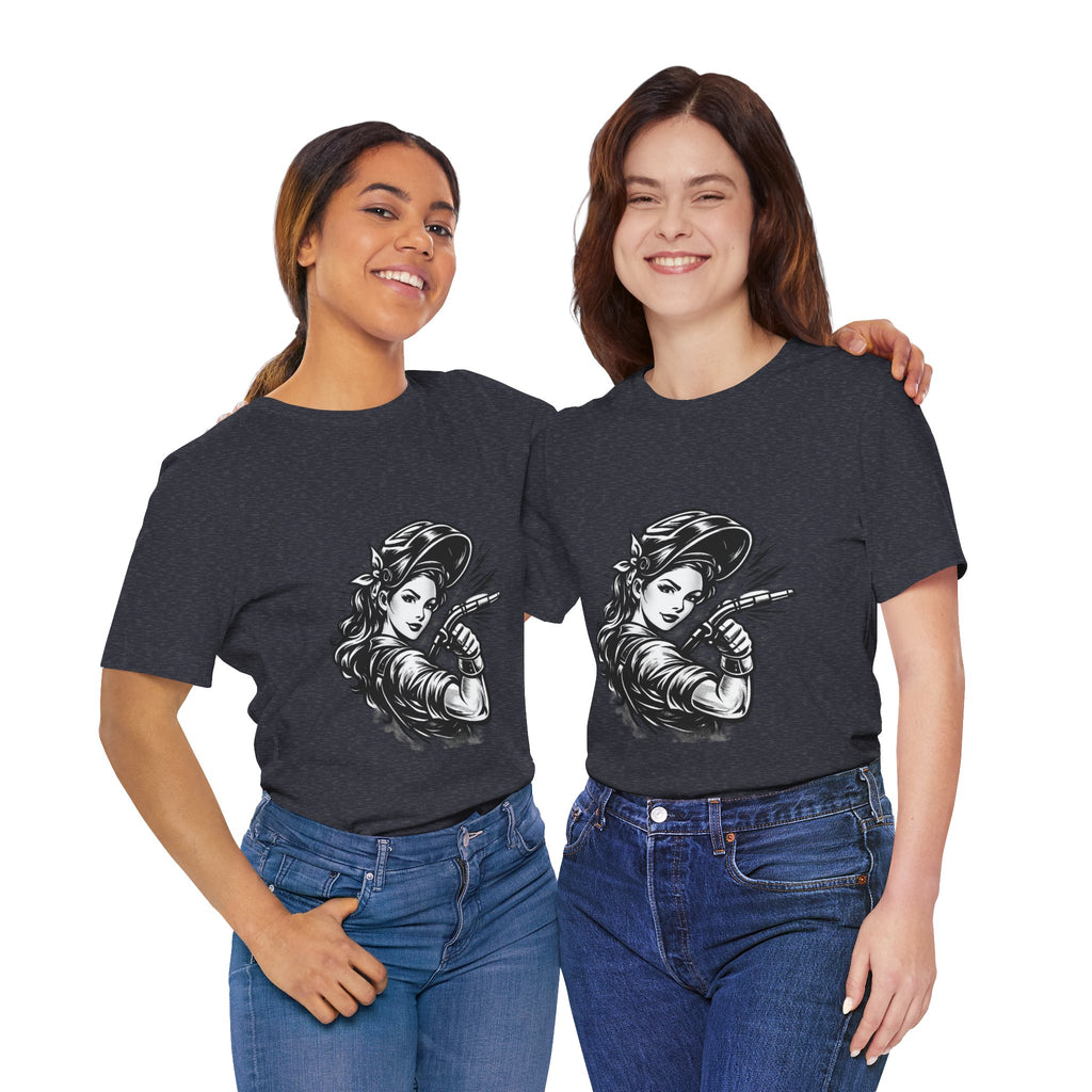 Welder Girl Tee – Built for the Hard Table