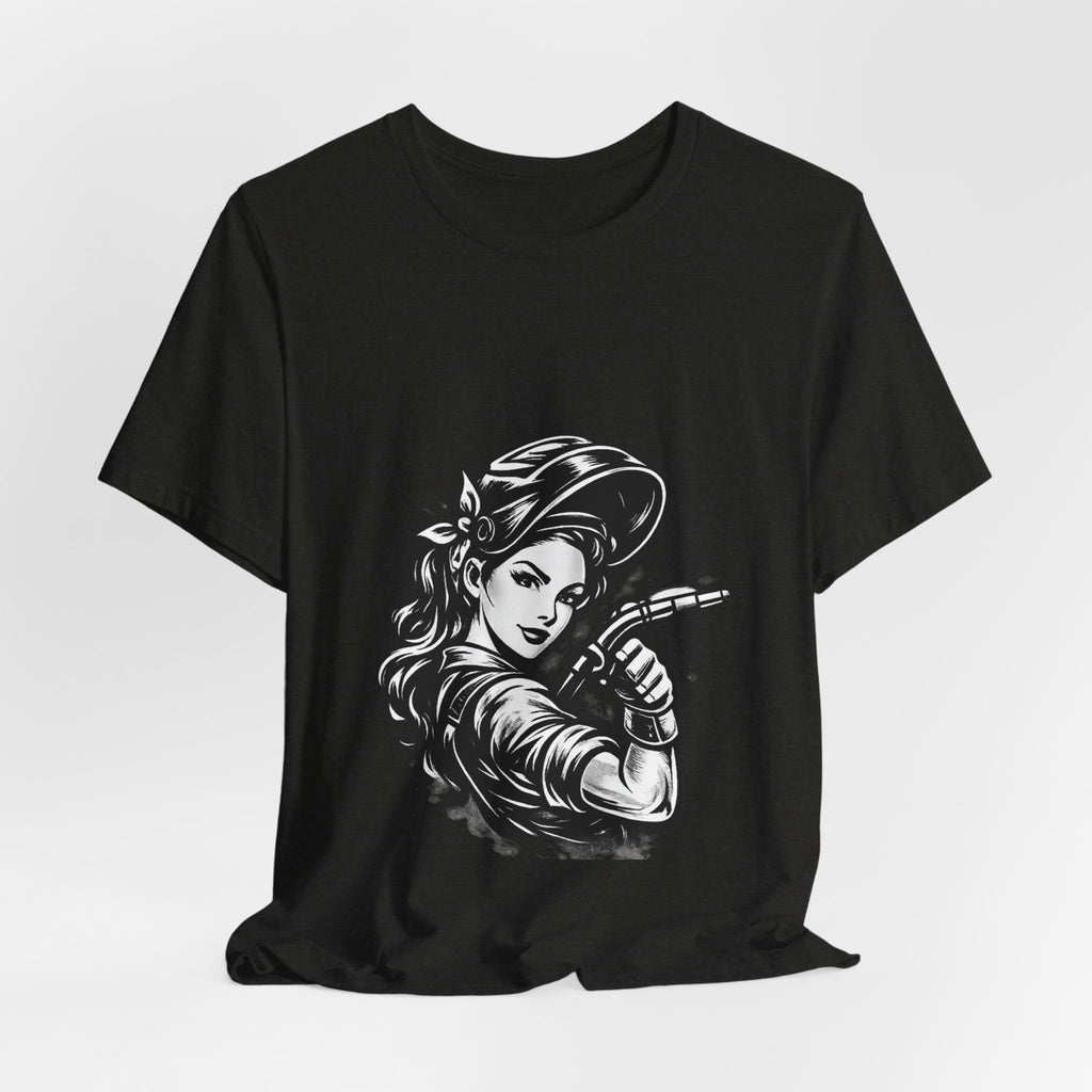 Welder Girl Tee – Built for the Hard Table