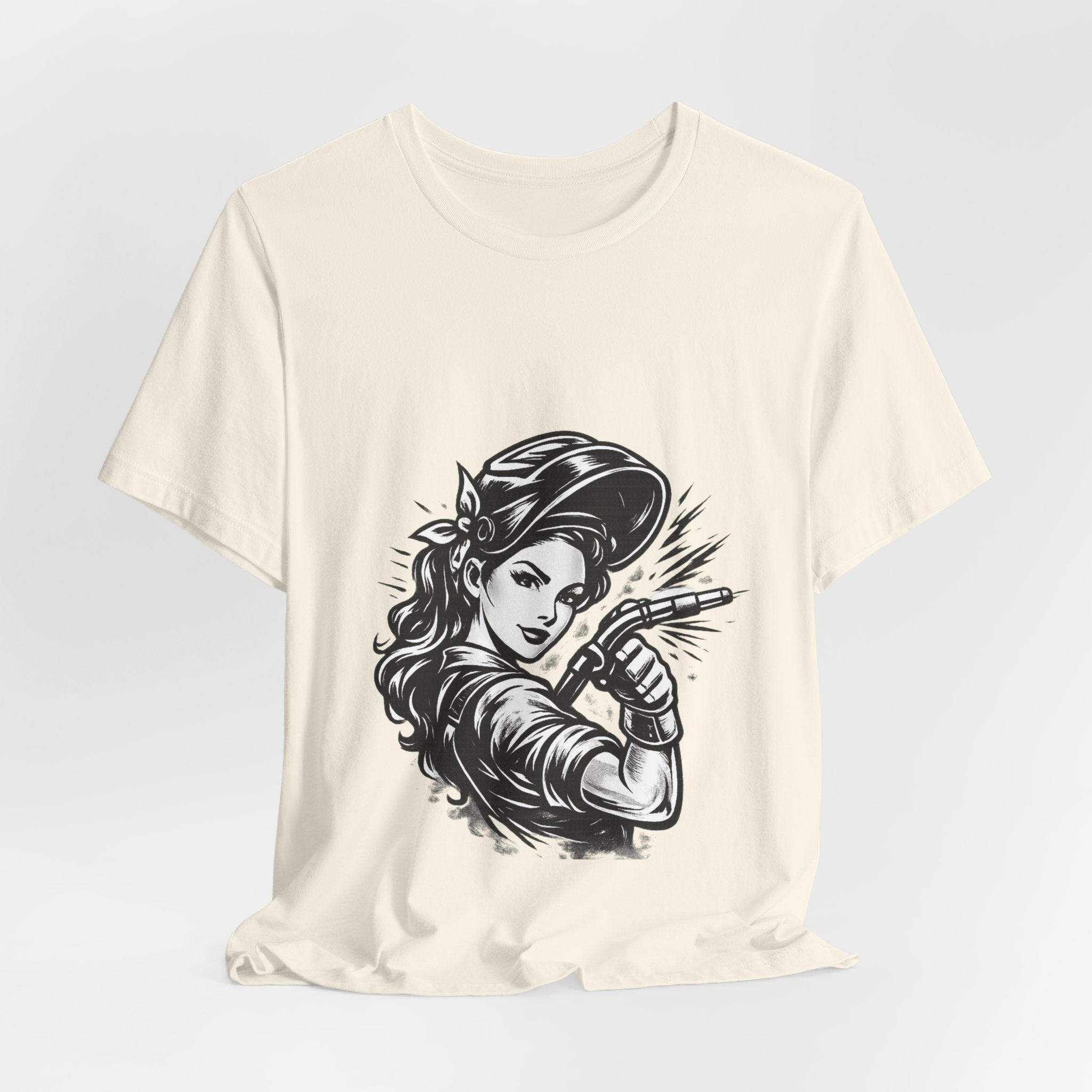 Welder Girl Tee – Built for the Hard Table