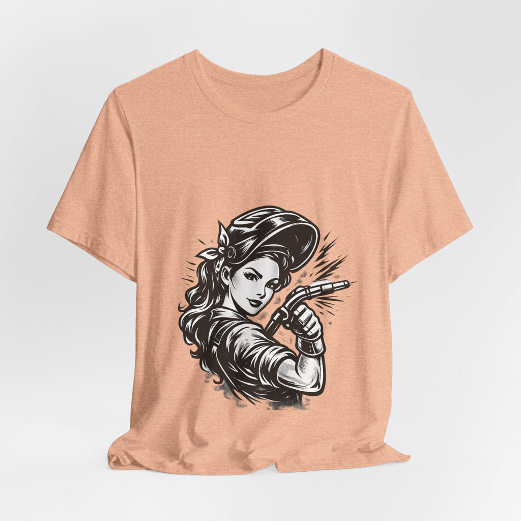 Welder Girl Tee – Built for the Hard Table
