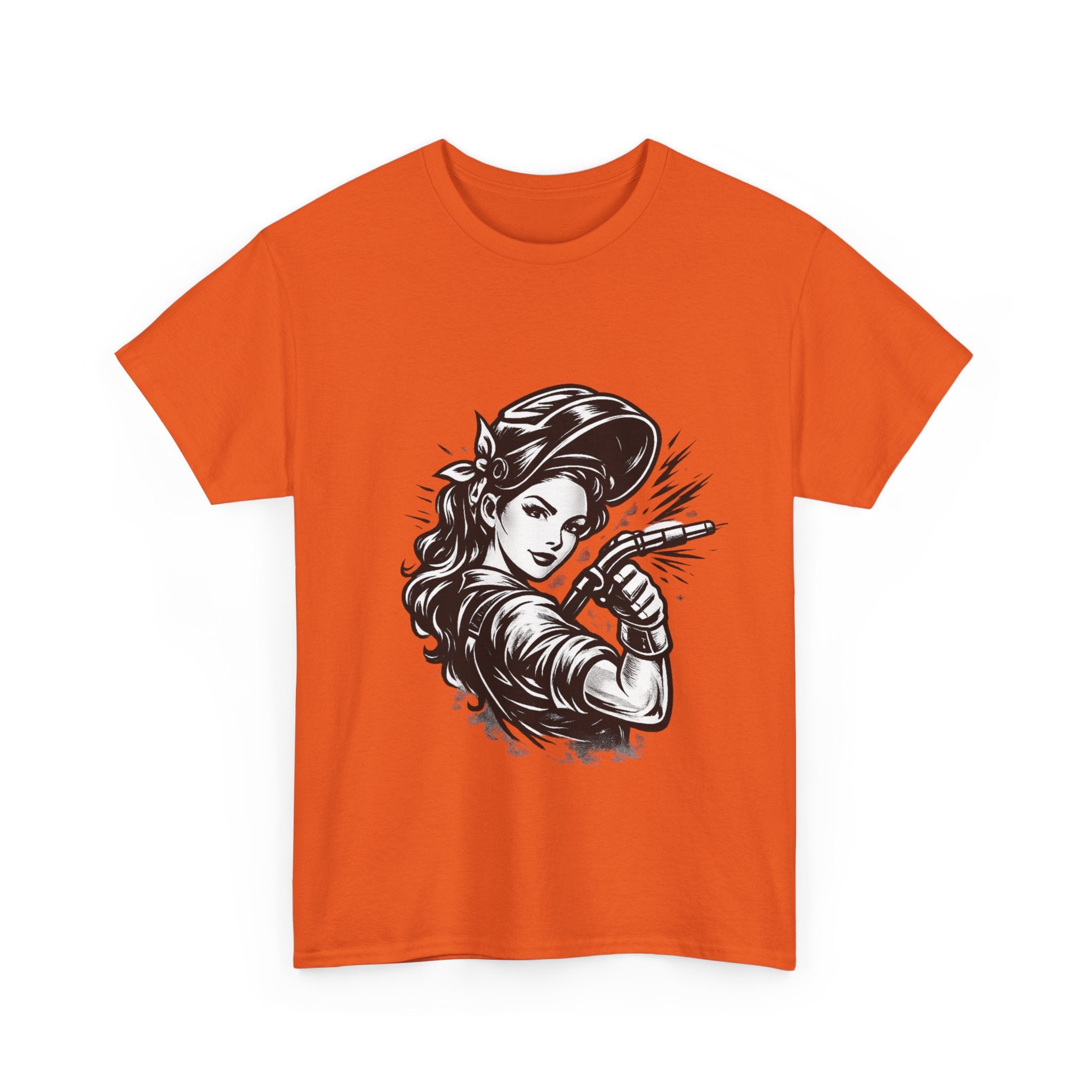 Rags – Built to Work – Female Welder 2 Tee