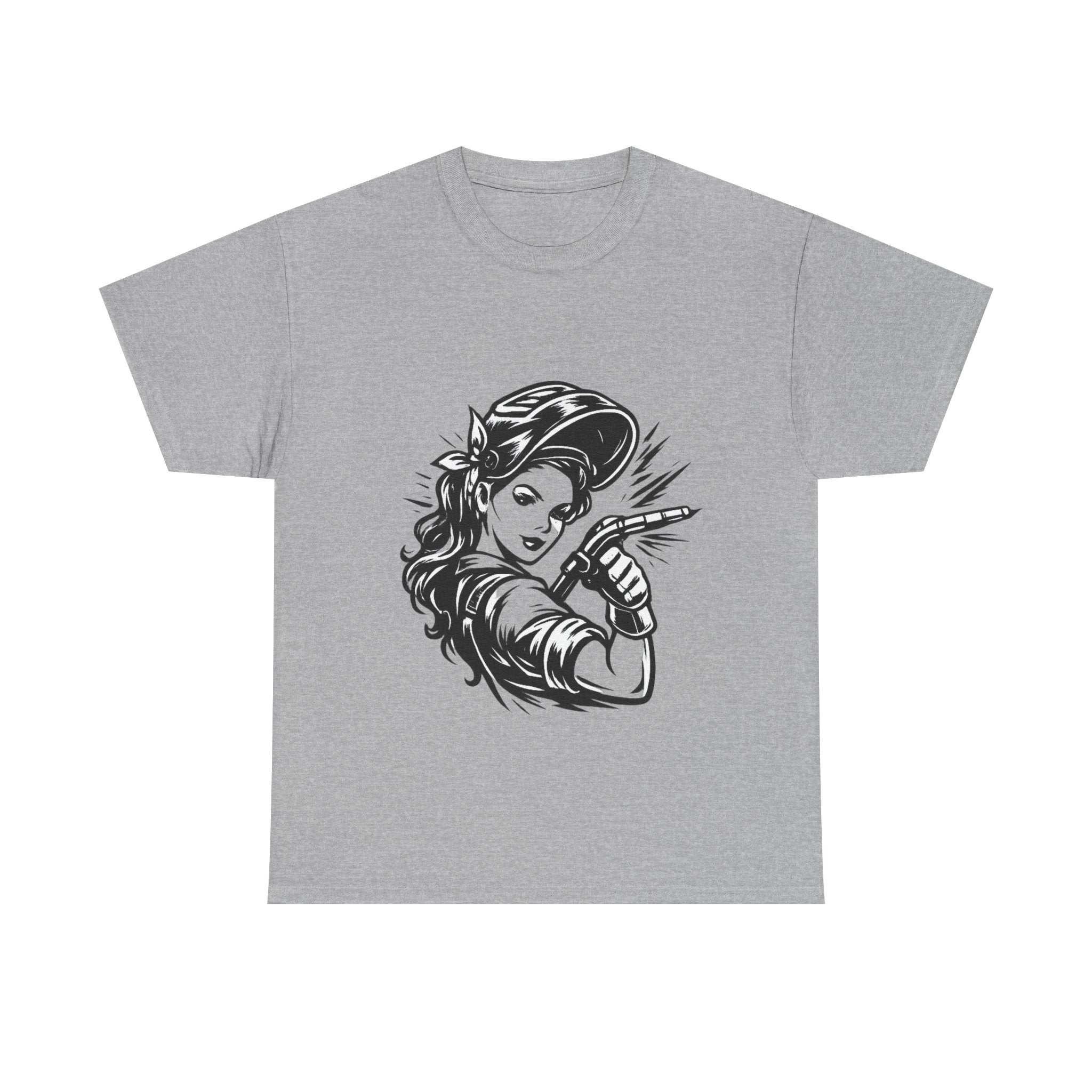 Rags – Built to Work – Female Welder 1 Tee