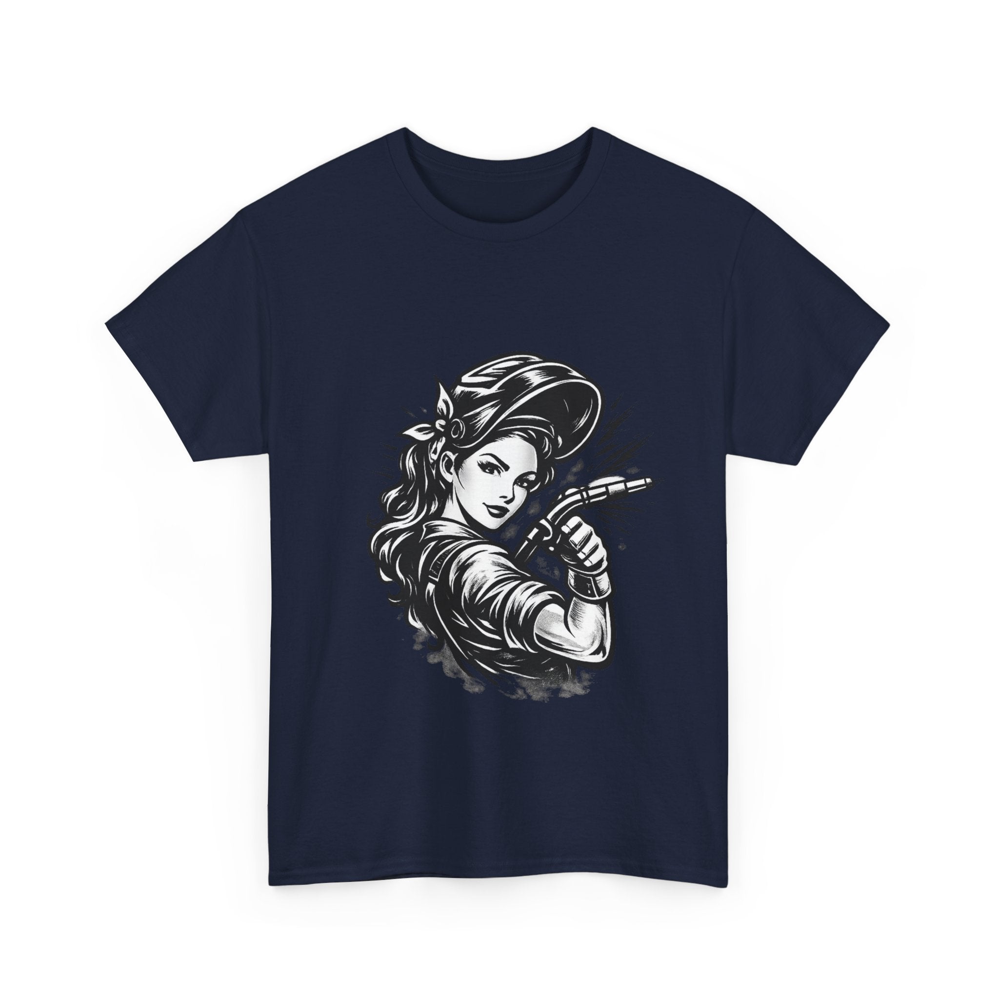 Rags – Built to Work – Female Welder 2 Tee