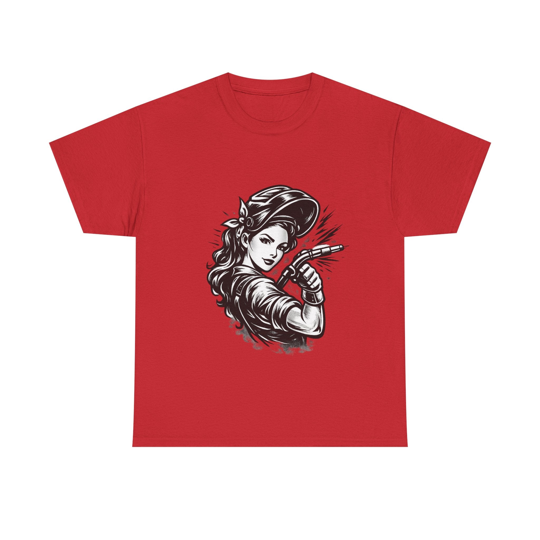 Rags – Built to Work – Female Welder 2 Tee